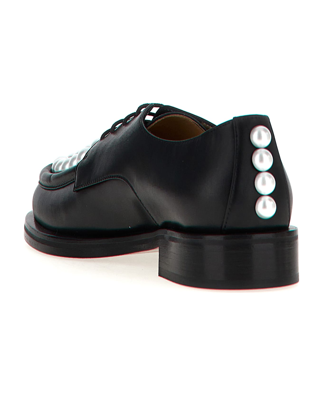 Mach & Mach 'sirene' Lace Up Shoes - White/Black