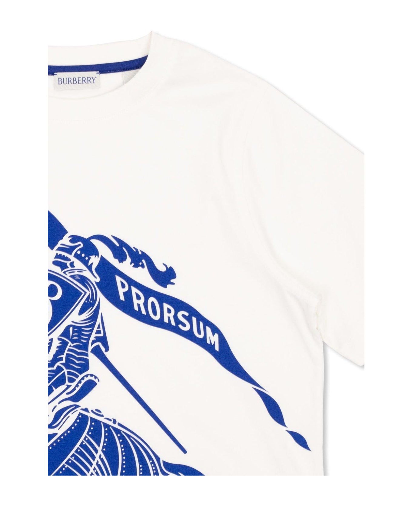 Burberry Ekd-prined Short Sleeved Crewneck T-shirt - Bianco Tシャツ＆ポロシャツ