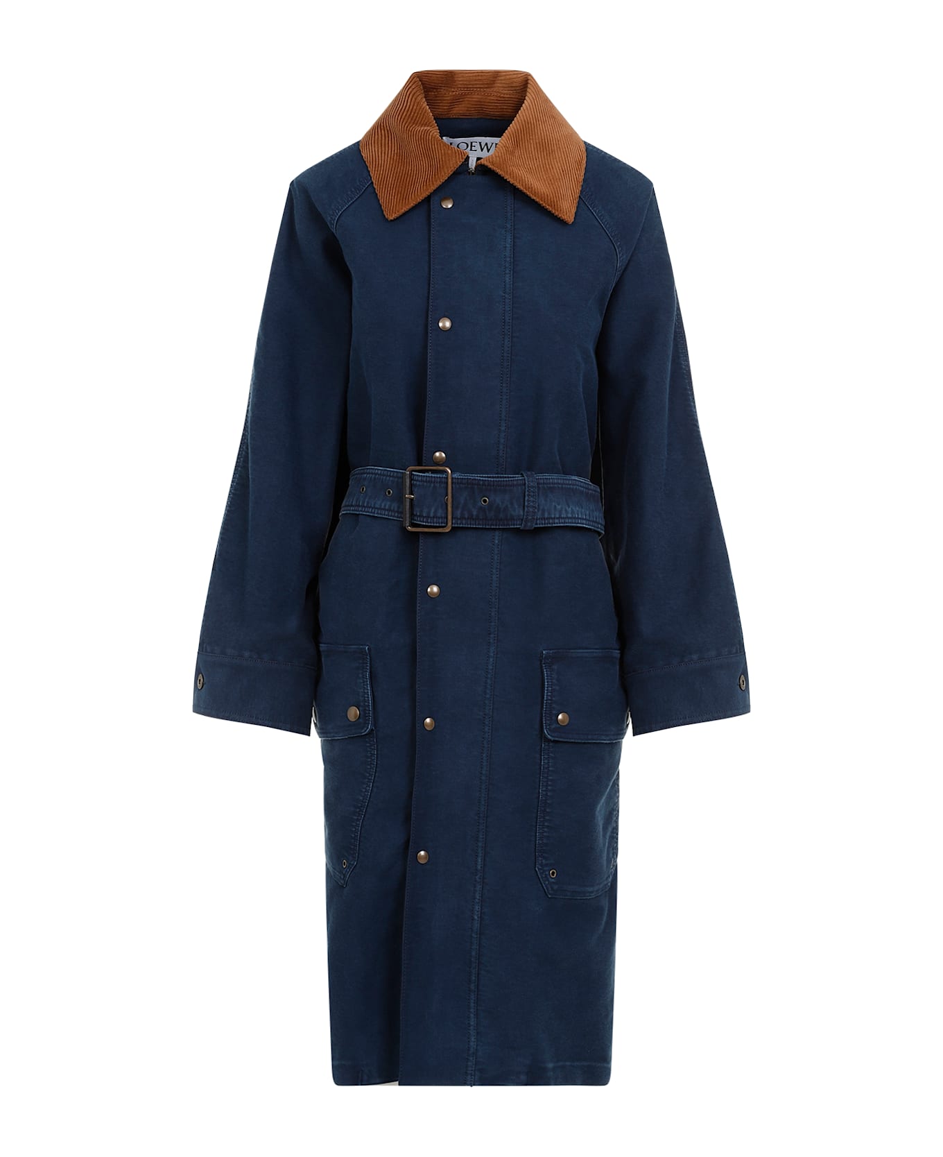 Loewe Coat - Indigo Blue