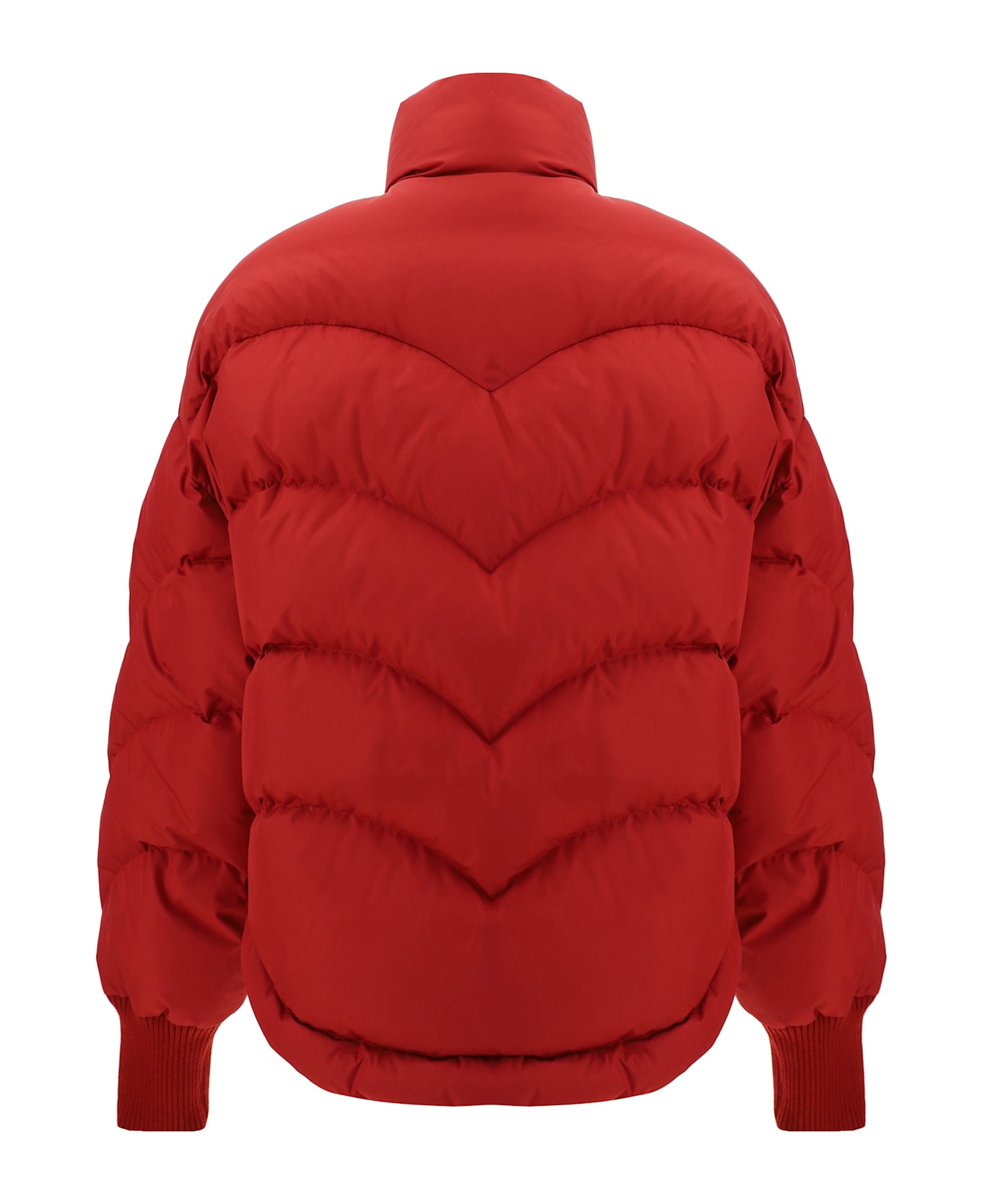 Khrisjoy Corazon Shiny Down Jacket - Ruby Red