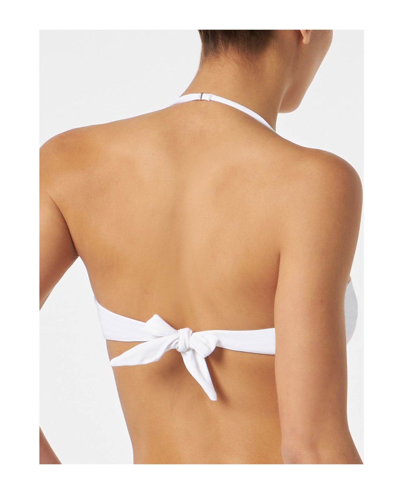 MC2 Saint Barth Woman White Bandeau Top - WHITE