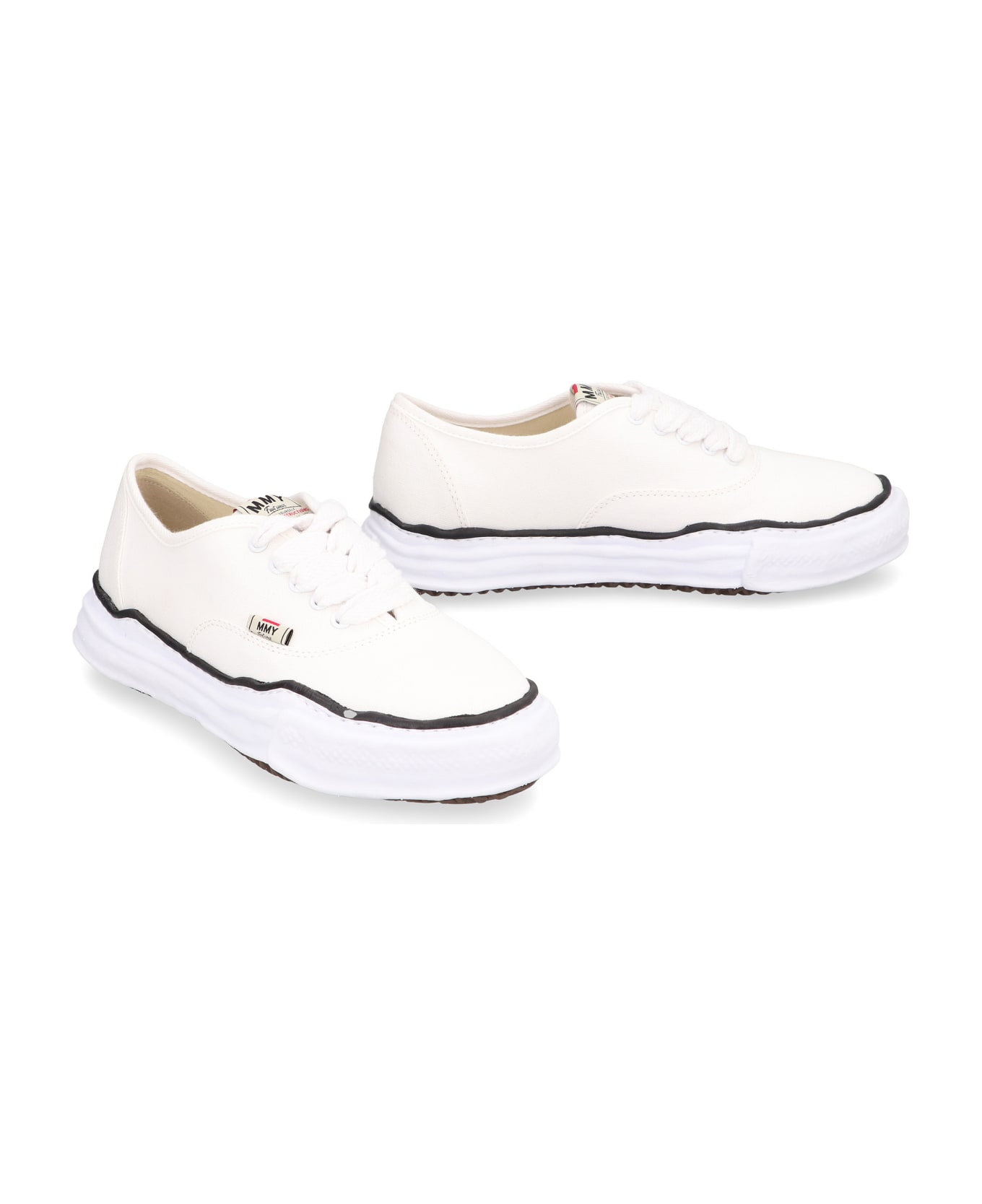 Mihara Yasuhiro Baker Canvas Low-top Sneakers - White