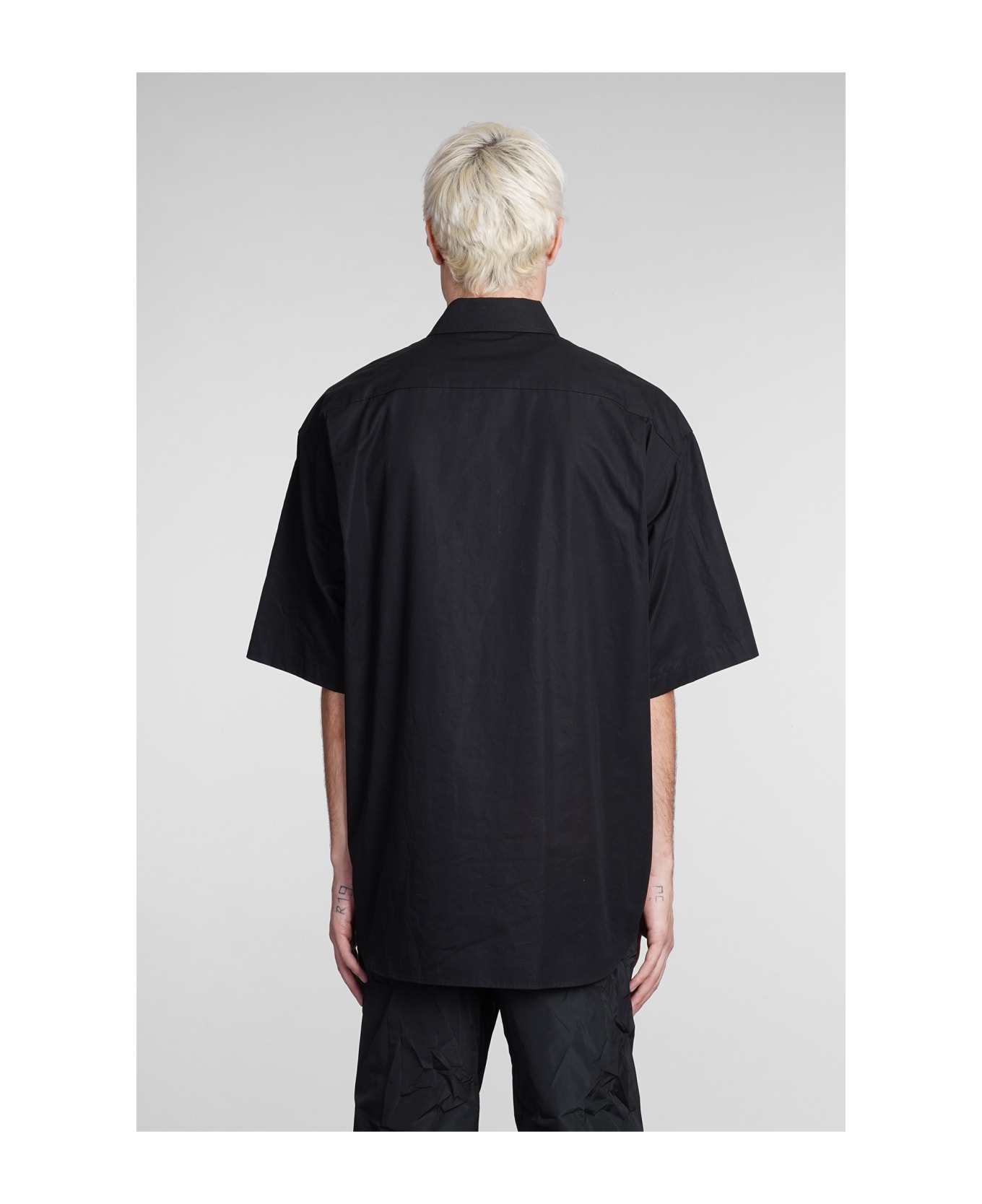 Balenciaga Shirt In Black Cotton - black