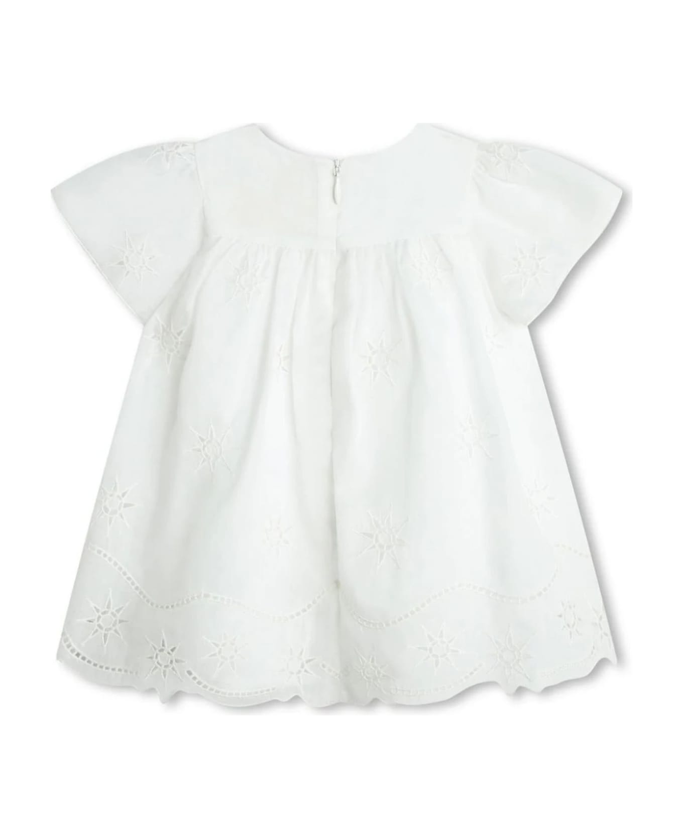 Chloé Chloè Kids Dresses White - White ワンピース＆ドレス