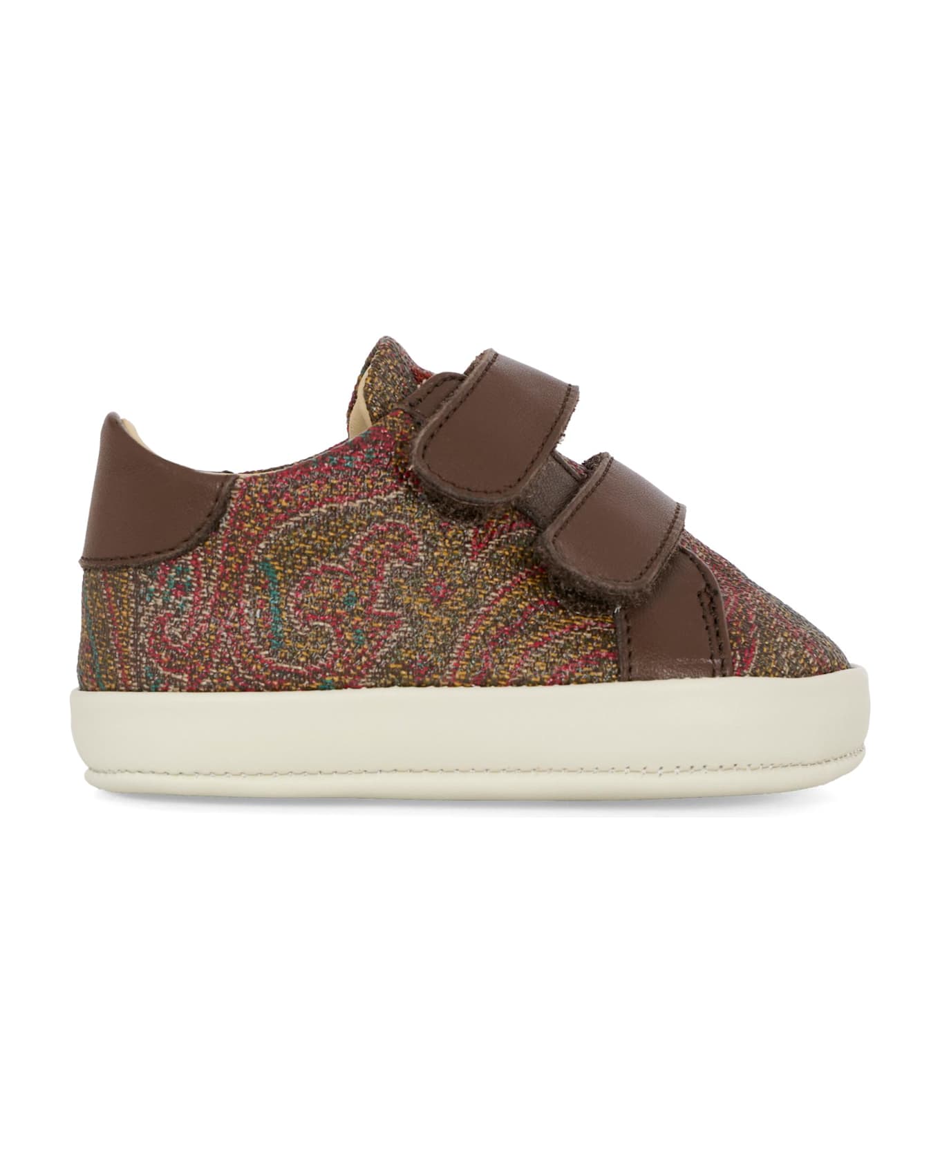 Etro Multicolor Sneakers For Baby Boy With Paisley Print - Multicolor