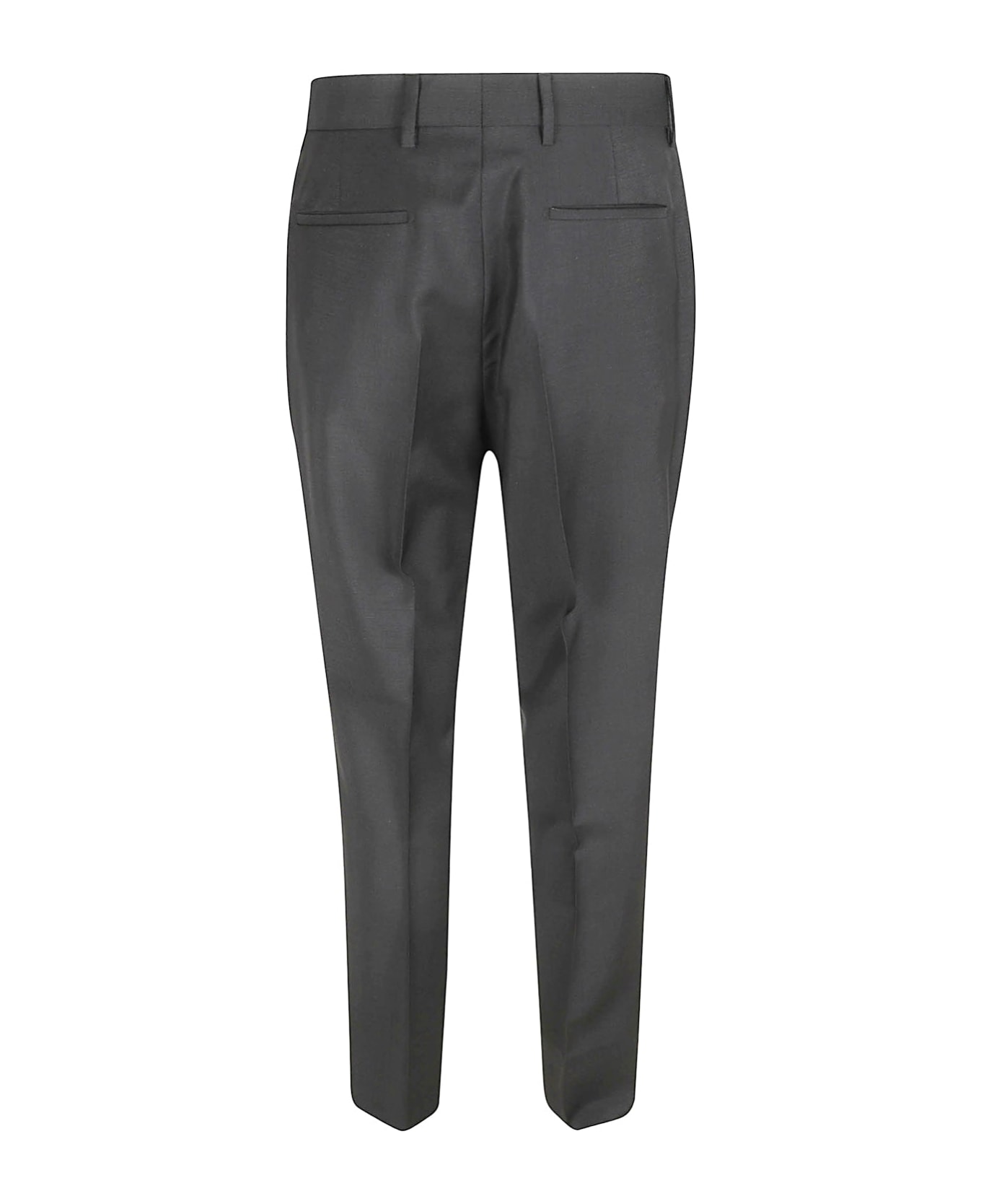 Prada Classic Wool Trousers - Gray