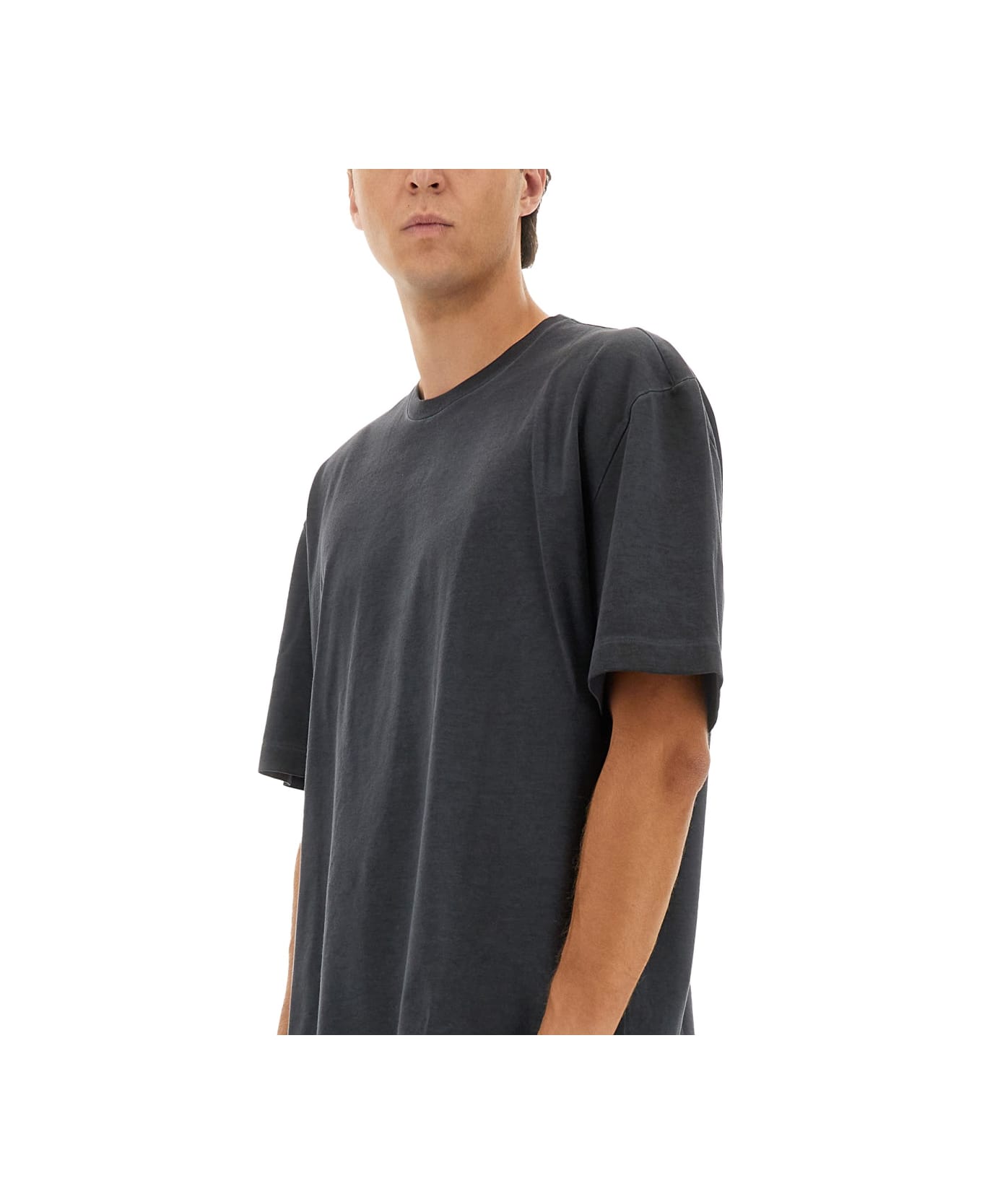 Maison Margiela Cotton T-shirt - CHARCOAL