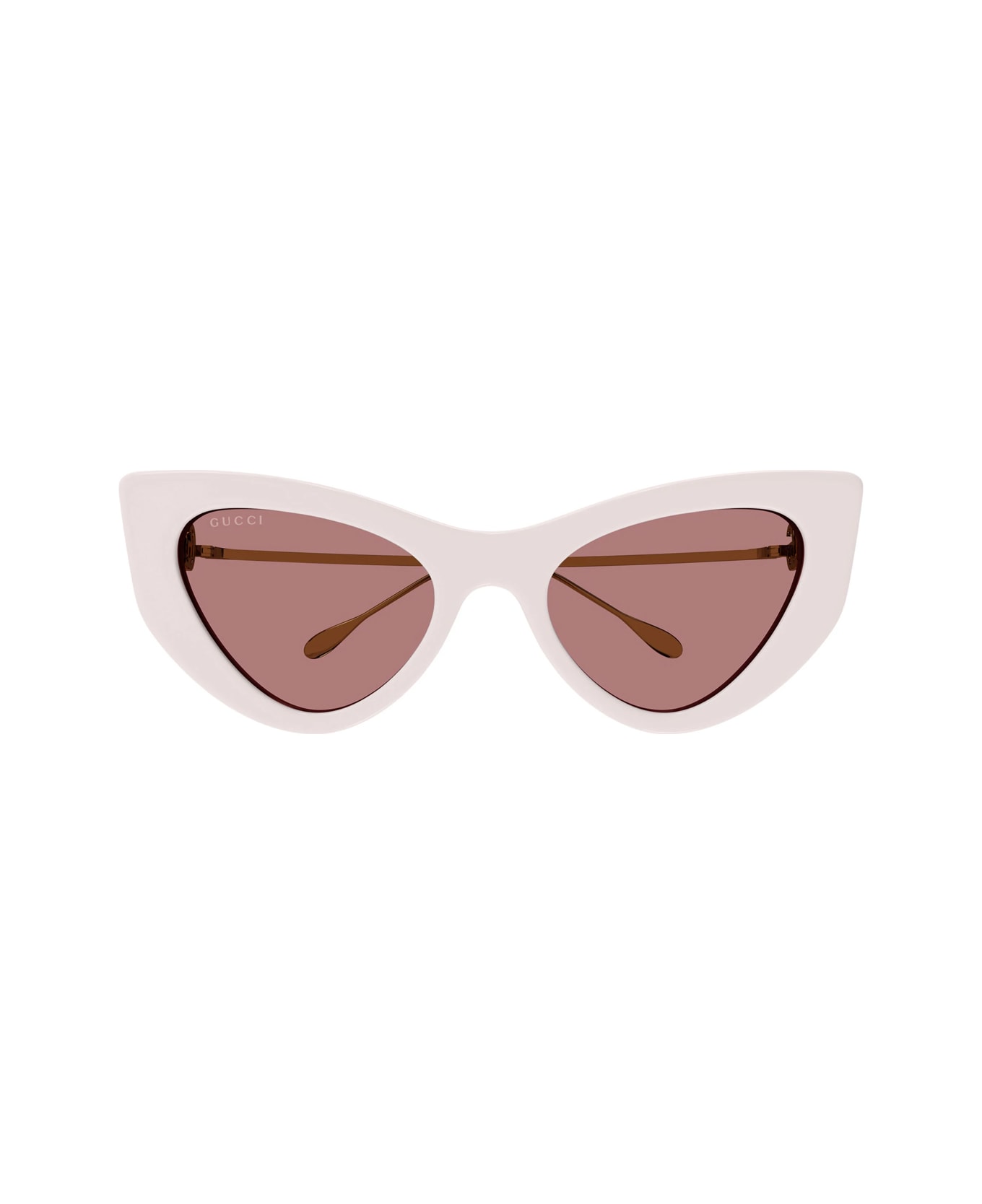 Gucci Eyewear Gg1565s Line Fork 003 Ivory Gold Red Sunglasses - Rosa