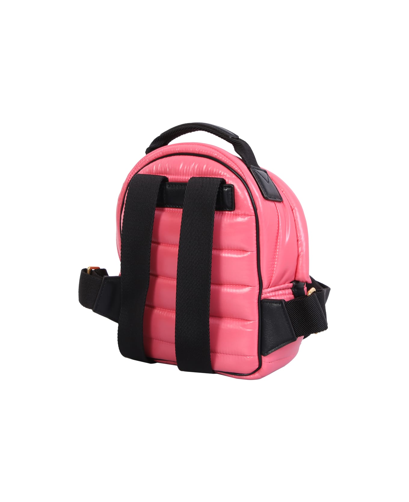 Moncler Pink PRADA Mini Sidonie Nappa Diagramme Leather Chain Crossbody Bag Nude - Pink
