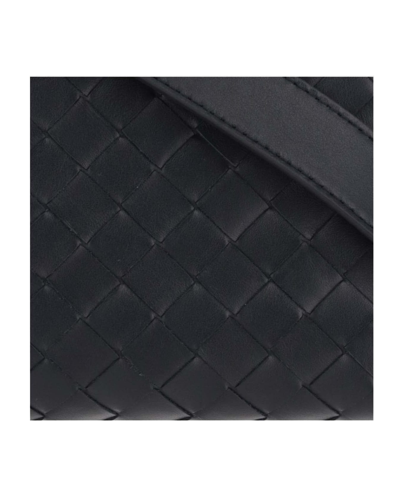 Bottega Veneta Loop Intrecciato Leather Bag - Space-silver