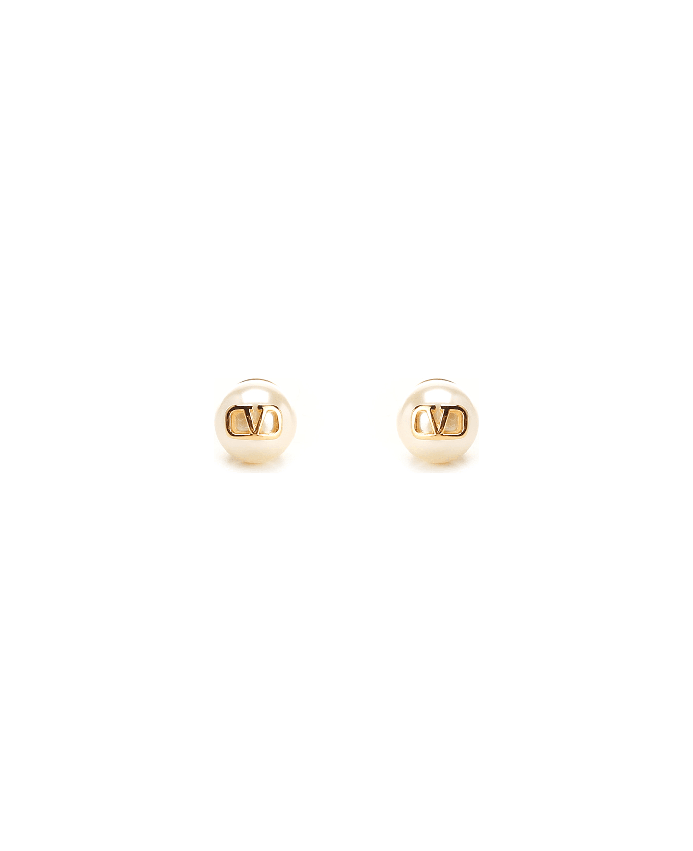 VALENTINO レディース 雑貨 6W2J0E35UXM 0O3 Valentino Garavani 'v Logo' Earrings | italist