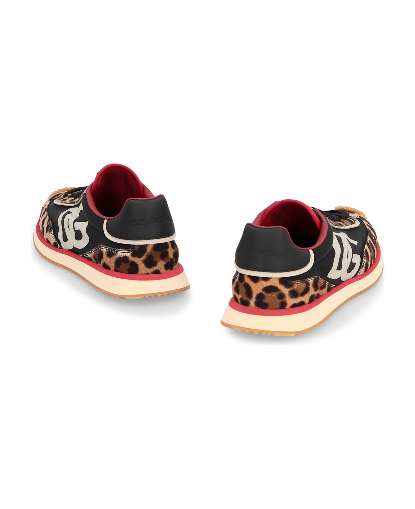 Dolce 
Gabbana Dg Cushion Low-top Sneakers - Animalier