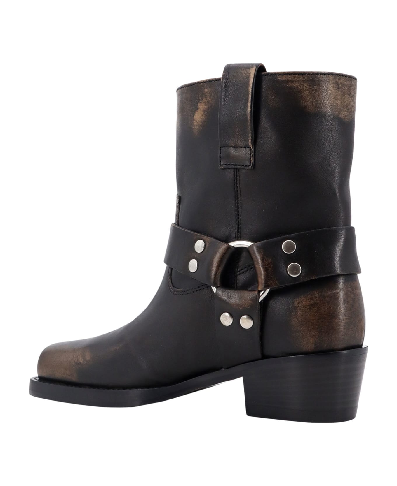 Paris Texas Roxy Ankle Boots - BLACK ブーツ