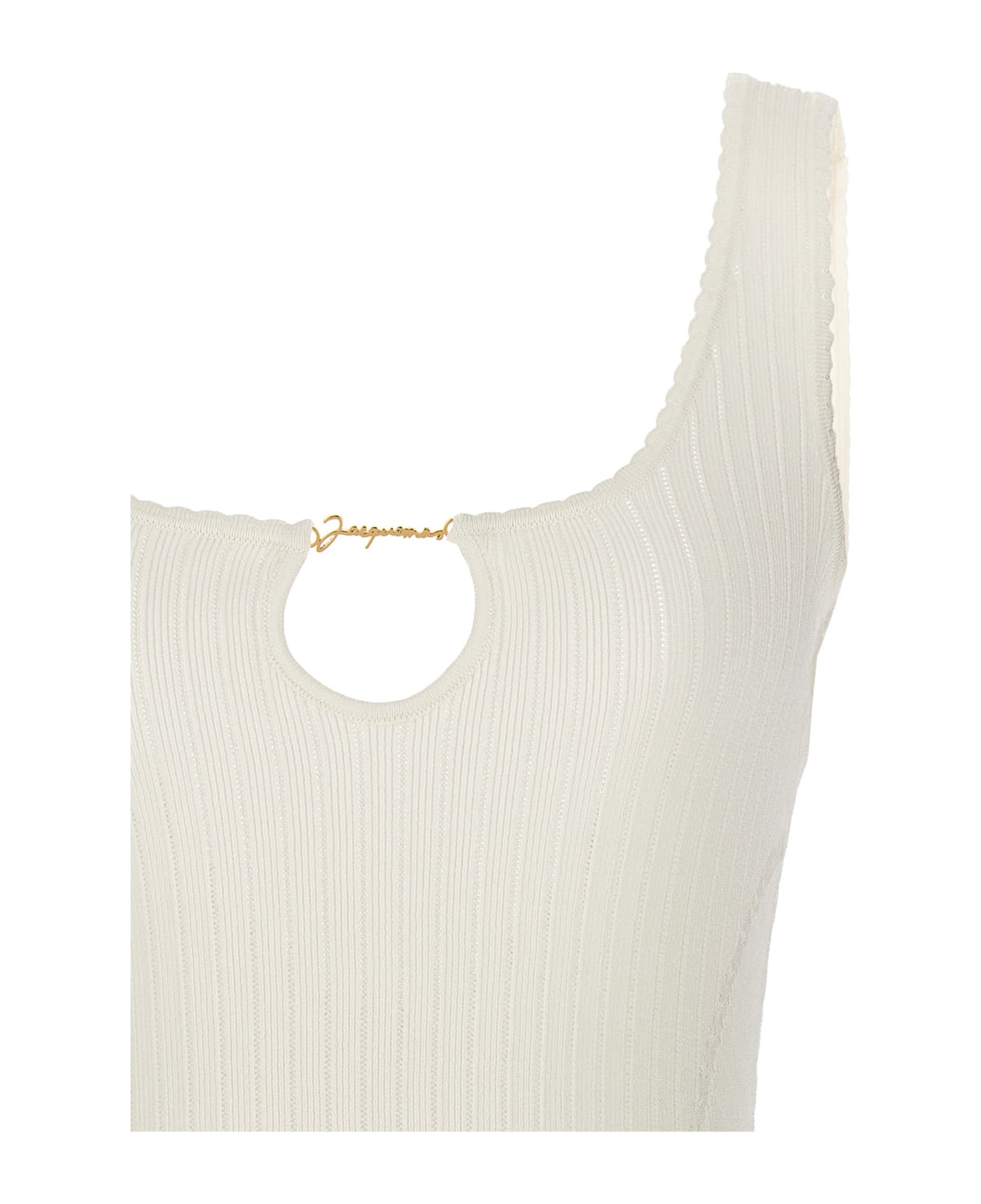 Jacquemus Sierra Mini Dress - White ワンピース＆ドレス