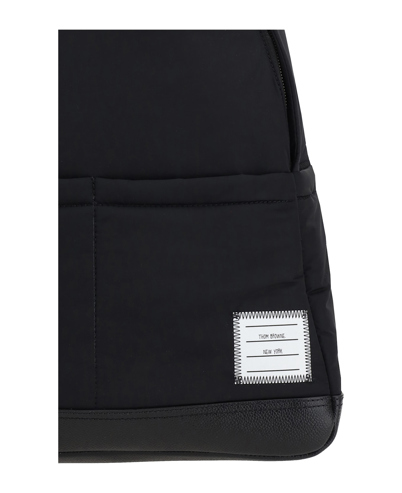Thom Browne Logoed Backpack - Black