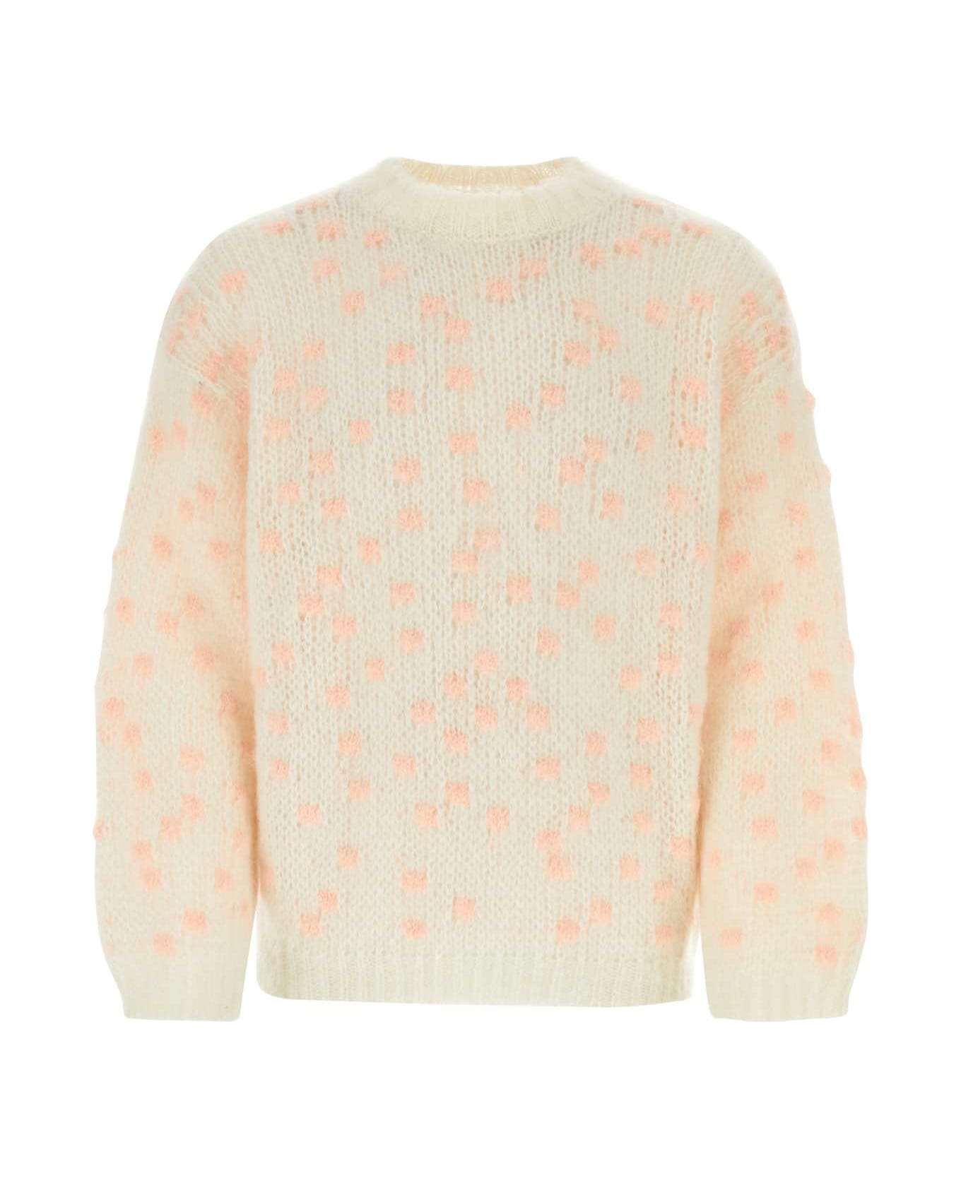 Magliano Embroidered Mohair Blend Sweater - SHYPINK