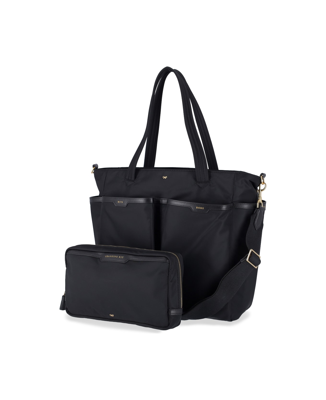 Anya Hindmarch Tote Bag 'multi-pocket' - Black   トートバッグ