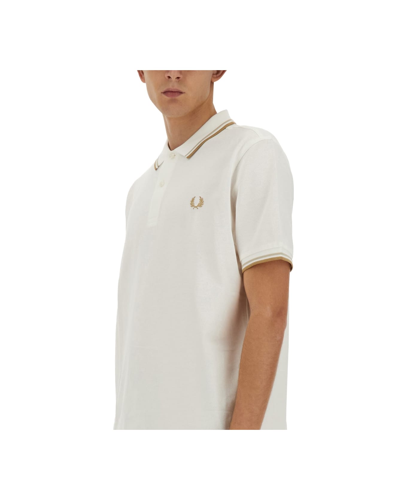 Fred Perry Polo With Logo - GREY