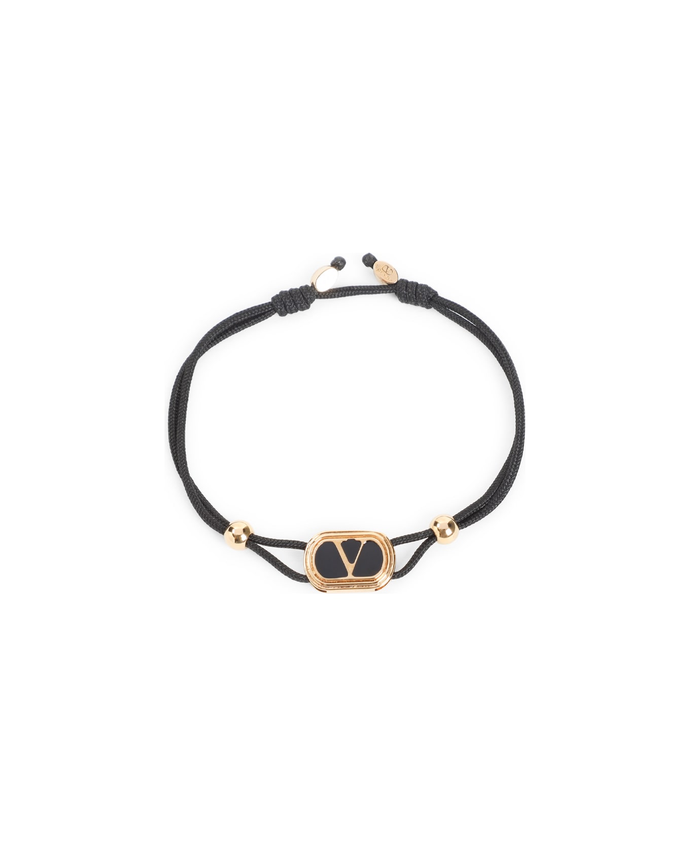 Valentino Garavani Ovalette Bracelet - Cmp Nero Oro Nero