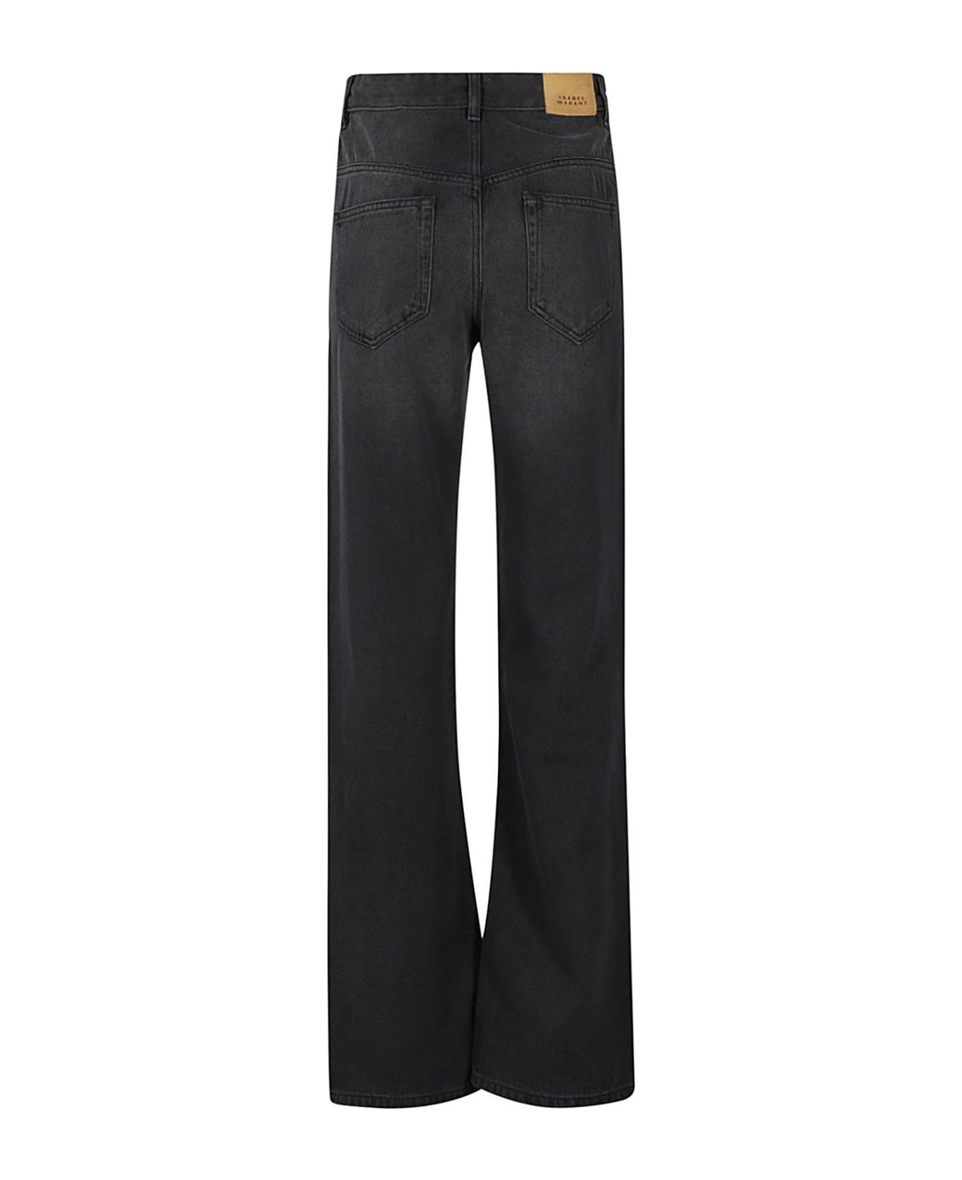 Isabel Marant Belvira Flared Jeans - Fk Faded Black