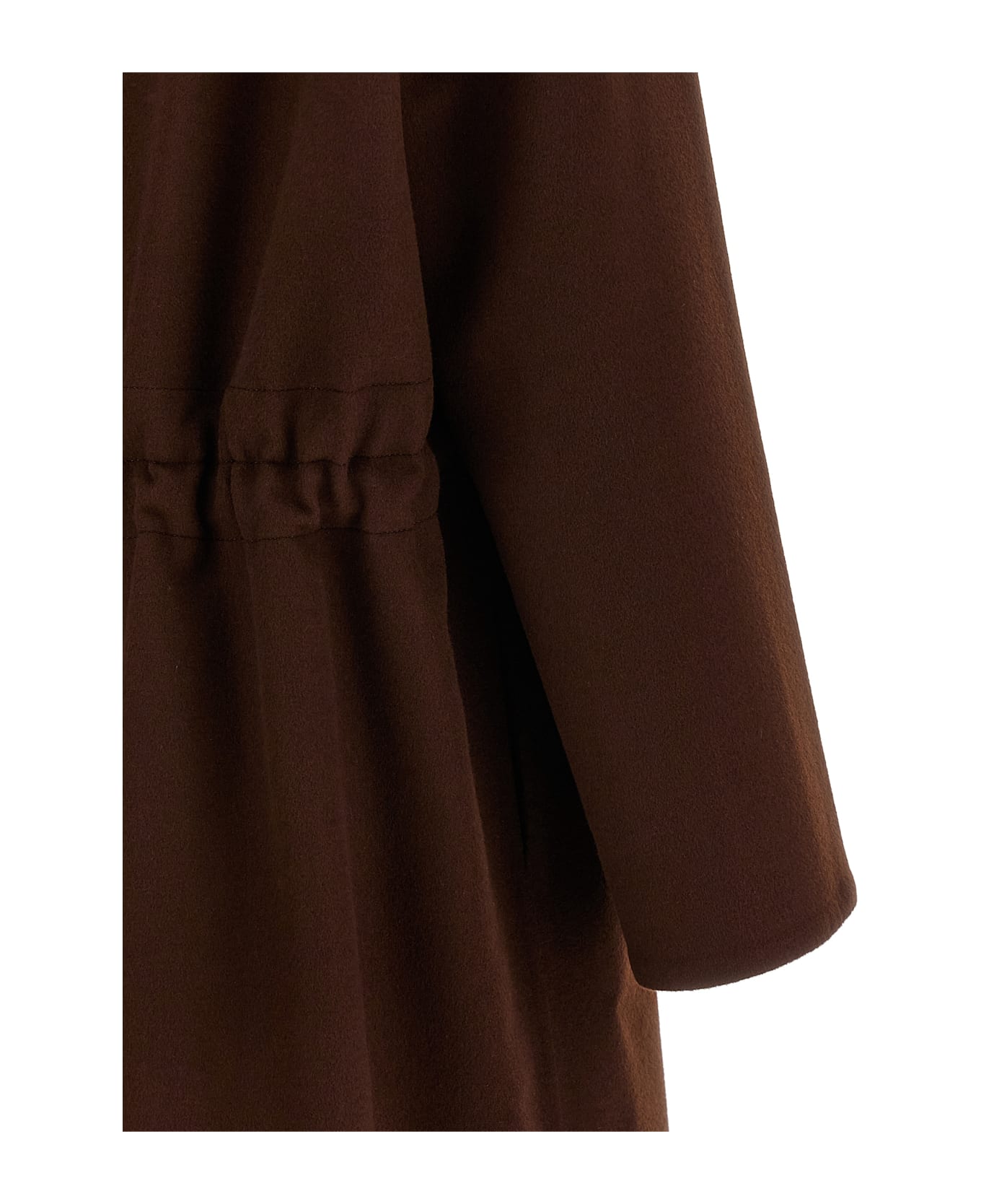 Fabiana Filippi Dressing Gown Coat - Brown