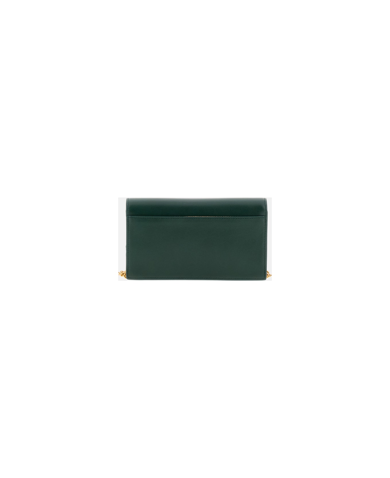 Polo Ralph Lauren Polo Id Leather Chain Wallet And Bag - Green