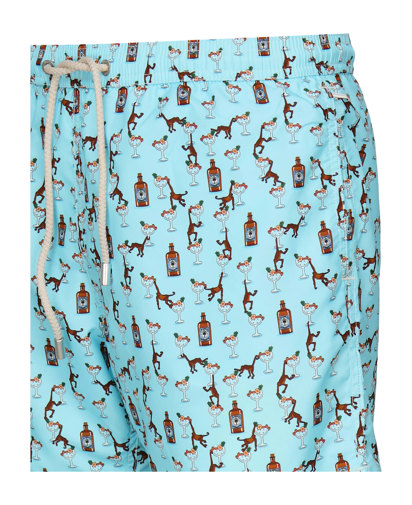 MC2 Saint Barth Printed Swimsuit - Blue
