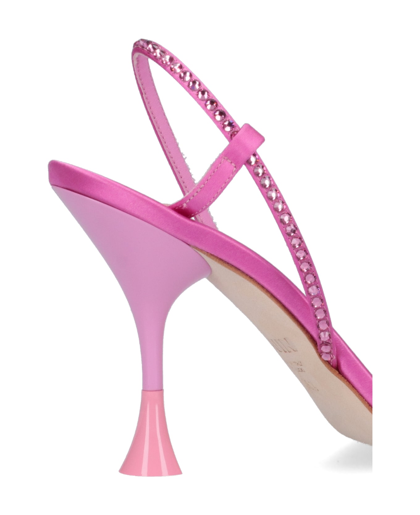 3JUIN Sequin Sandals - Pink サンダル