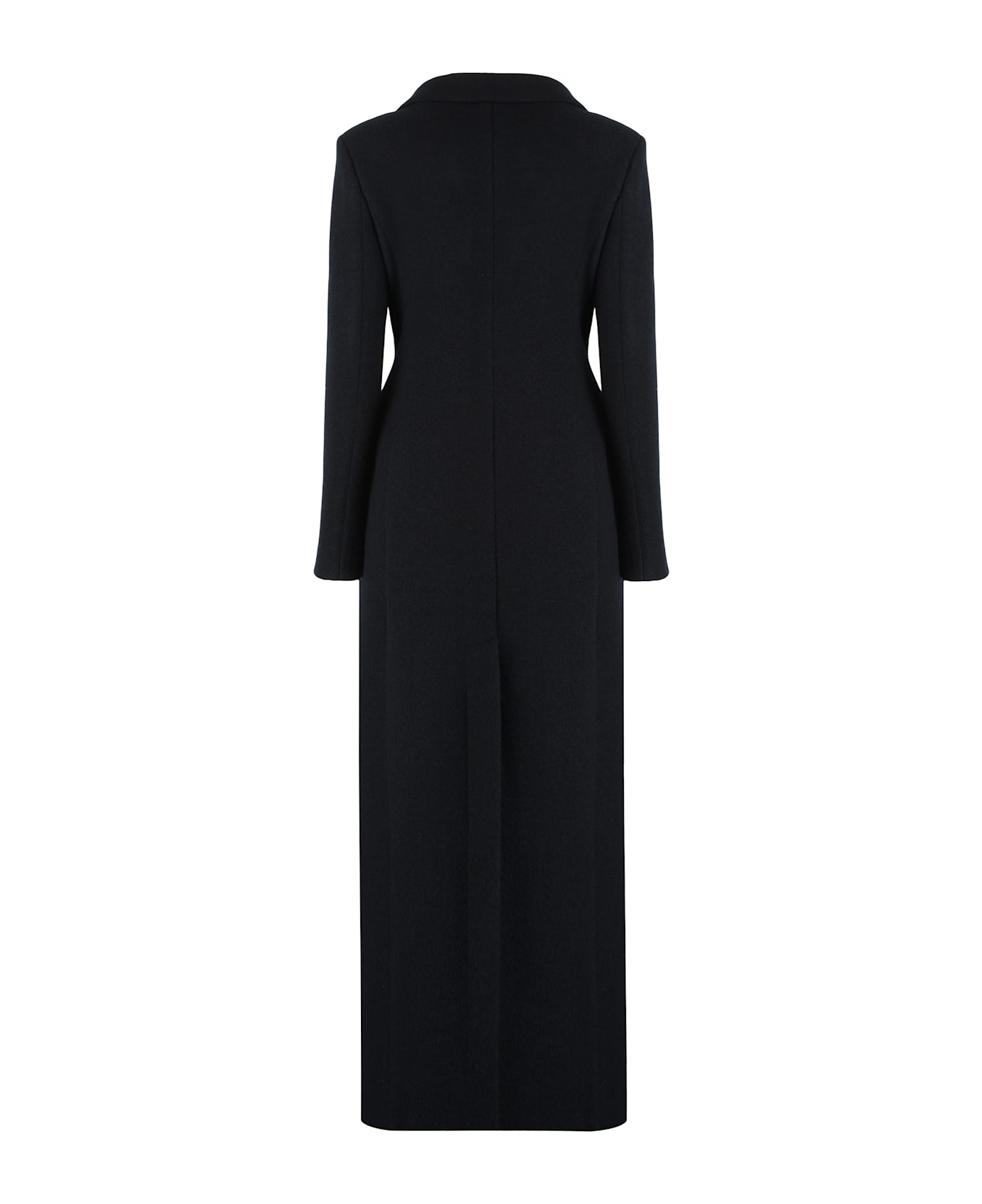 Dolce 
Gabbana Double-breasted Coat In Wool - black