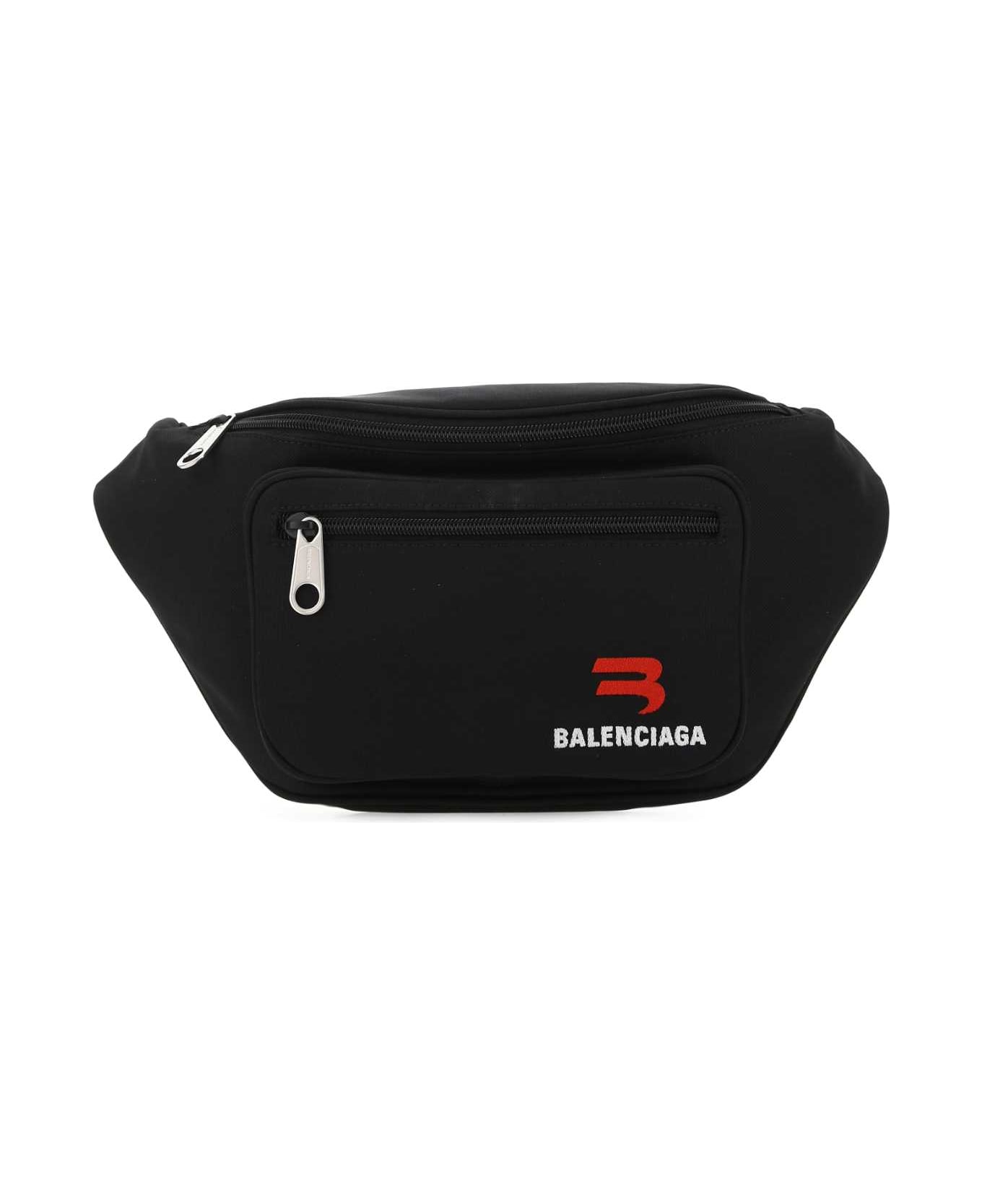 Balenciaga Black Nylon Medium Explorer Belt Bag - 1000