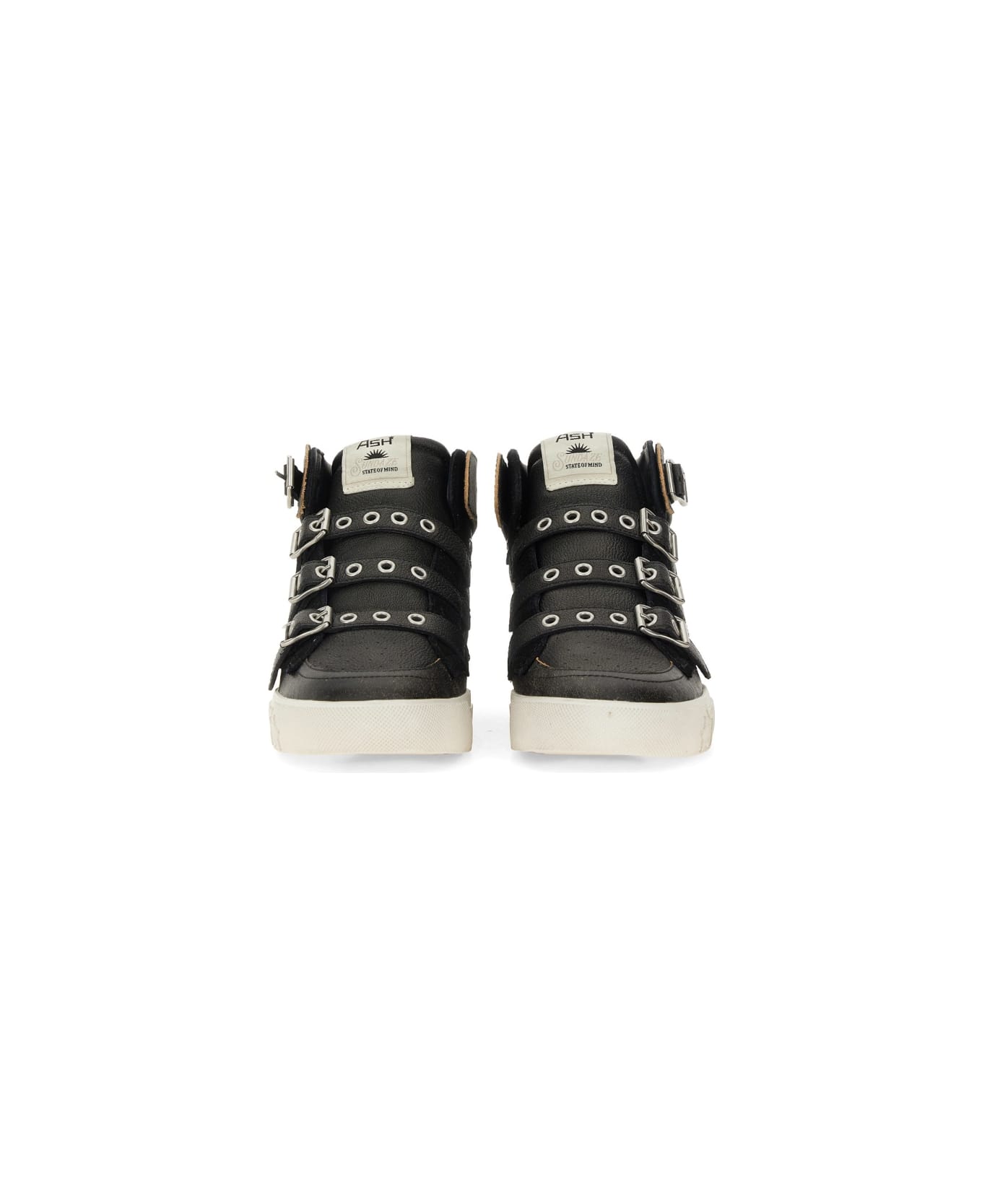 Ash Moonlight Buckle Sneaker - BLACK