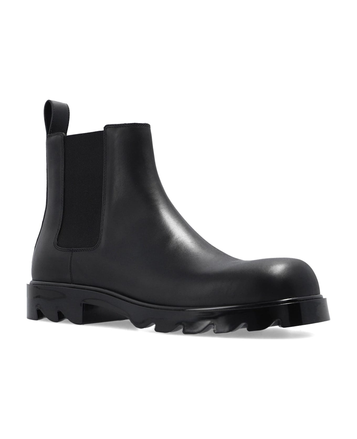 Bottega Veneta Leather Ankle Boots - Black