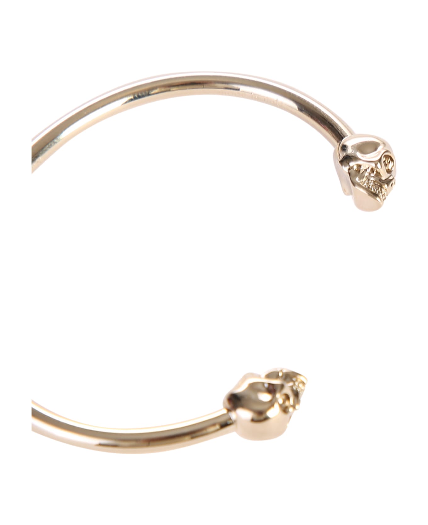 Alexander McQueen Gold Twin Skull Bracelet - Metallic