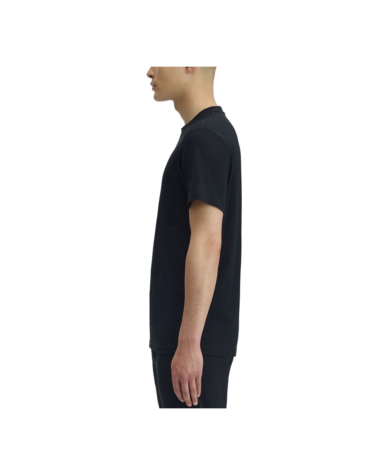Fred Perry T-shirt With Logo - BLACK