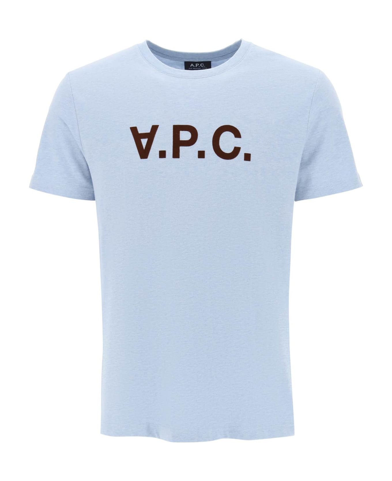 A.P.C. V.p.c. Logo T-shirt - INDIGO DELAVE