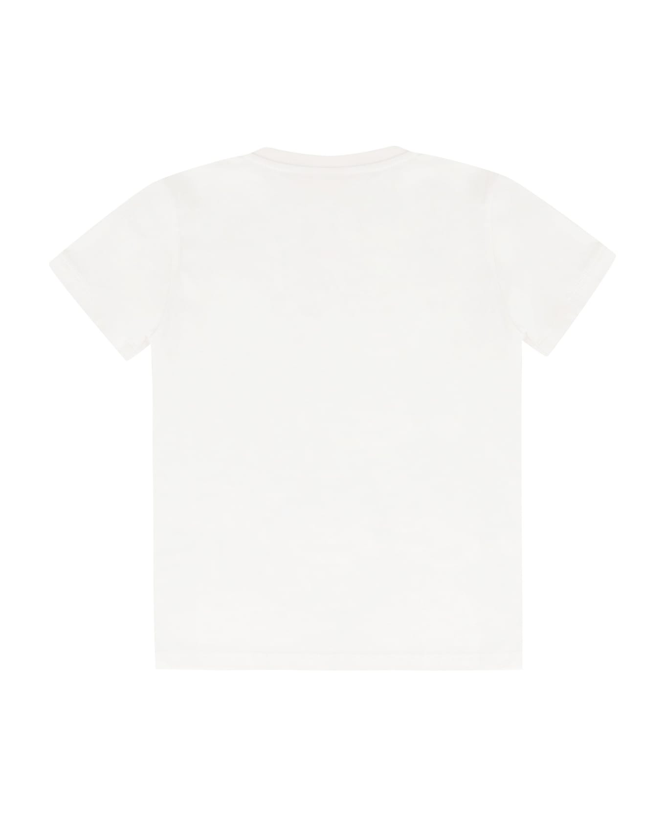 Golden Goose Cotton Crew-neck T-shirt - Ivory Tシャツ＆ポロシャツ