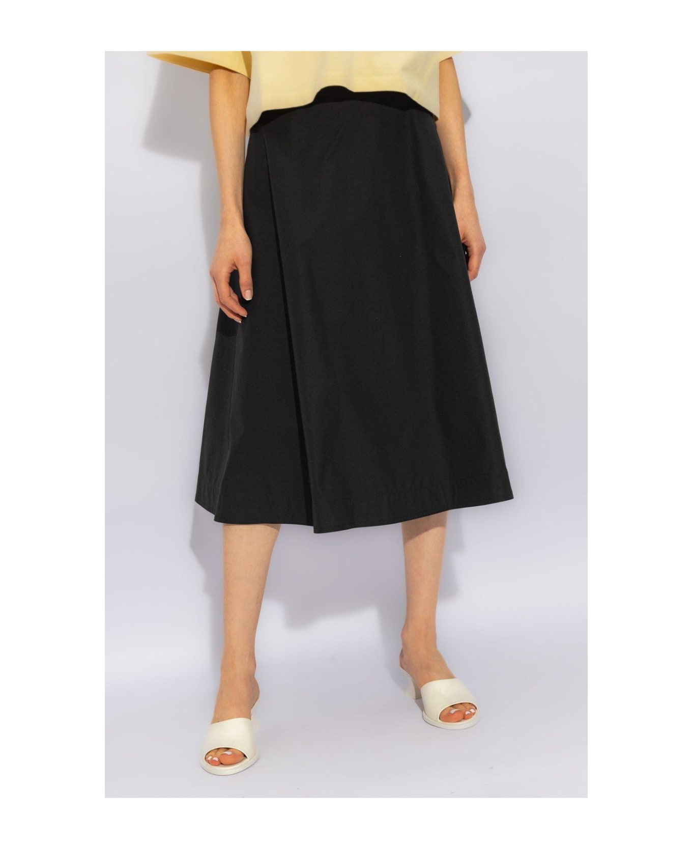 Bottega Veneta High-rise Flared Skirt - Black スカート