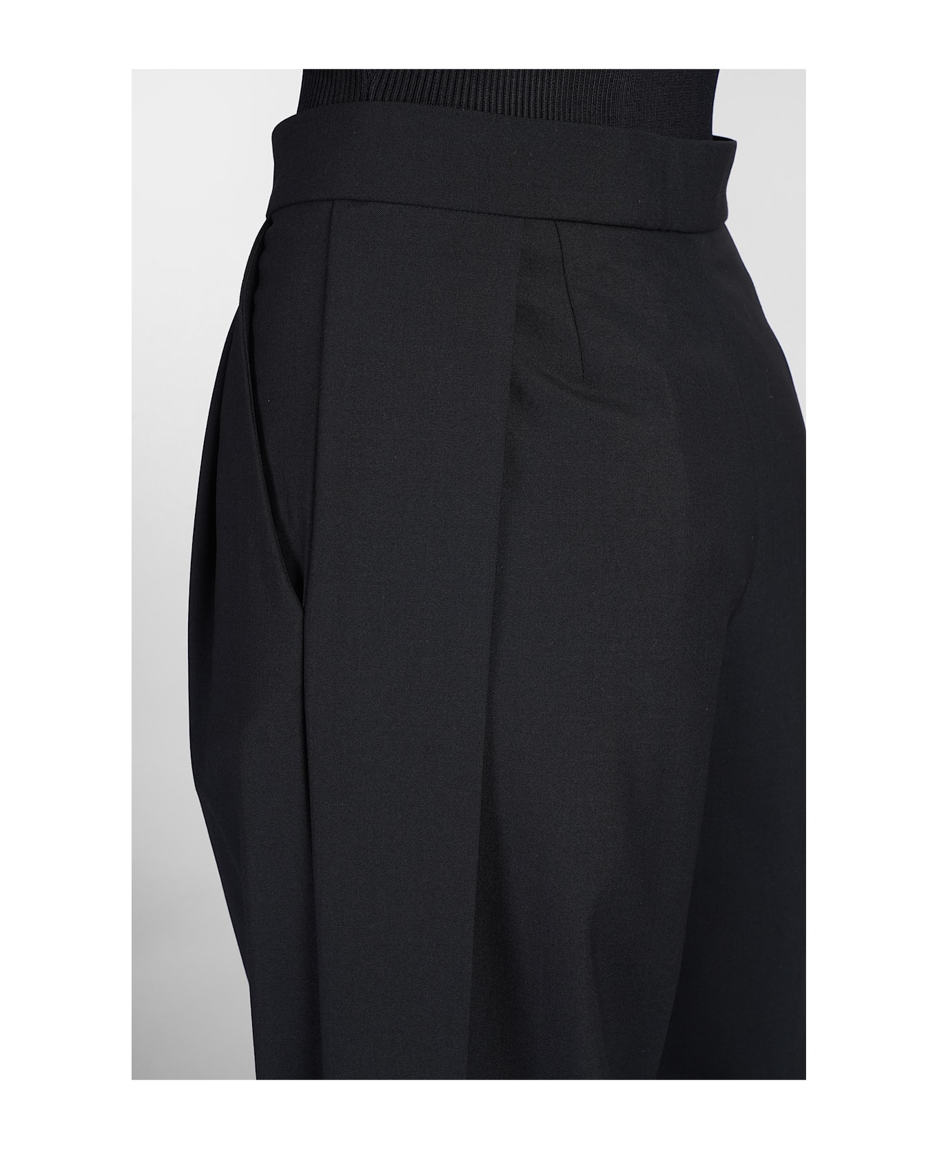 IRO Cirse Pants In Black Polyester - black