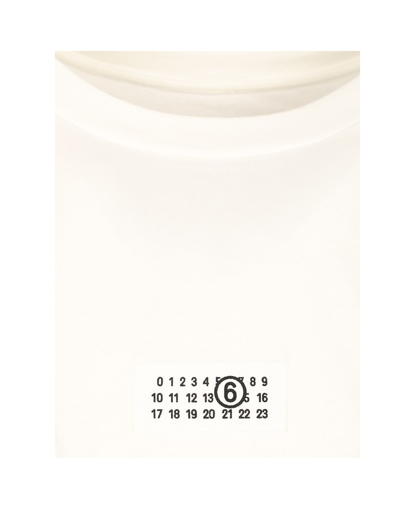 MM6 Maison Margiela Cotton T-shirt - off white