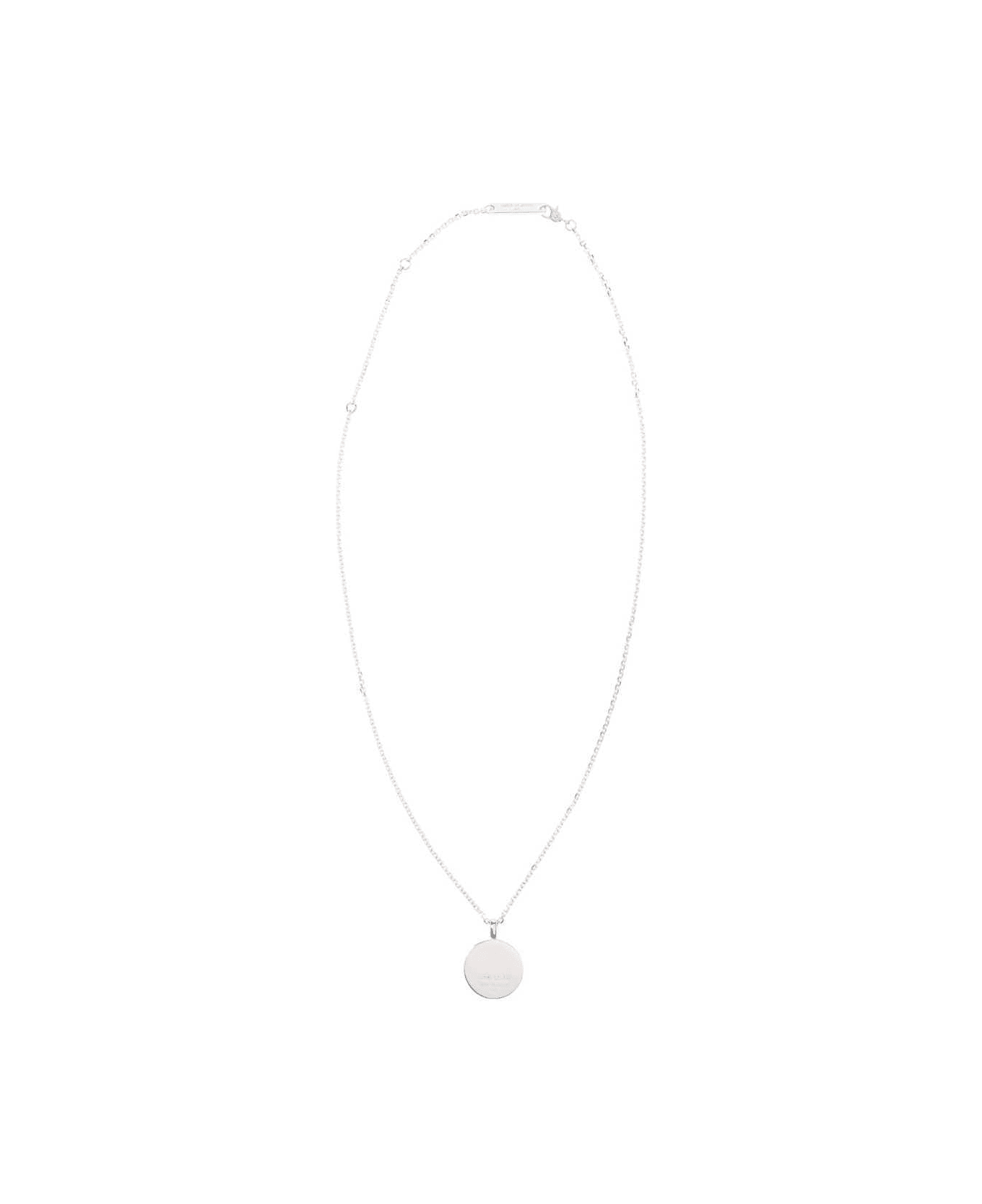 AMBUSH Decorative Pendant Necklace - Silver