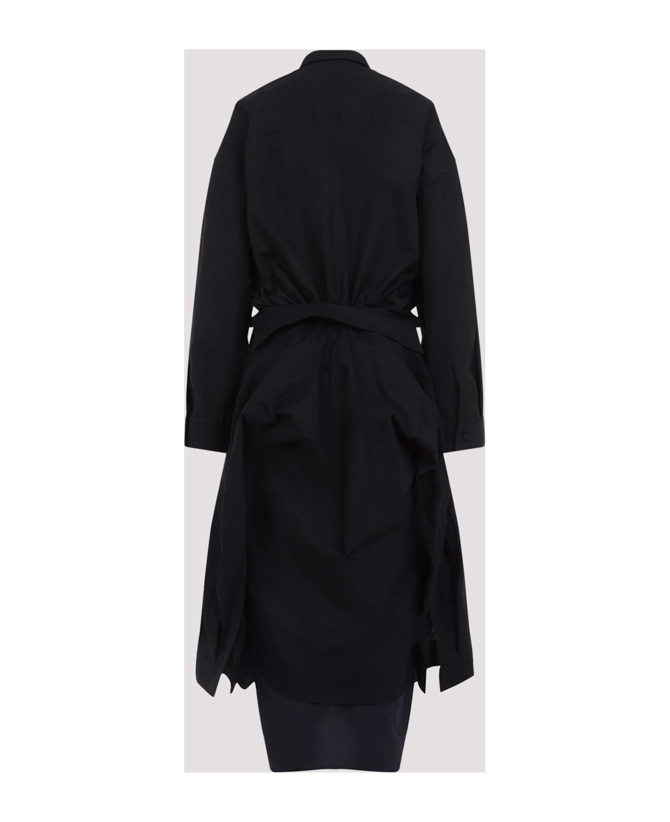 Balenciaga Maxi Patched Shirt - Black