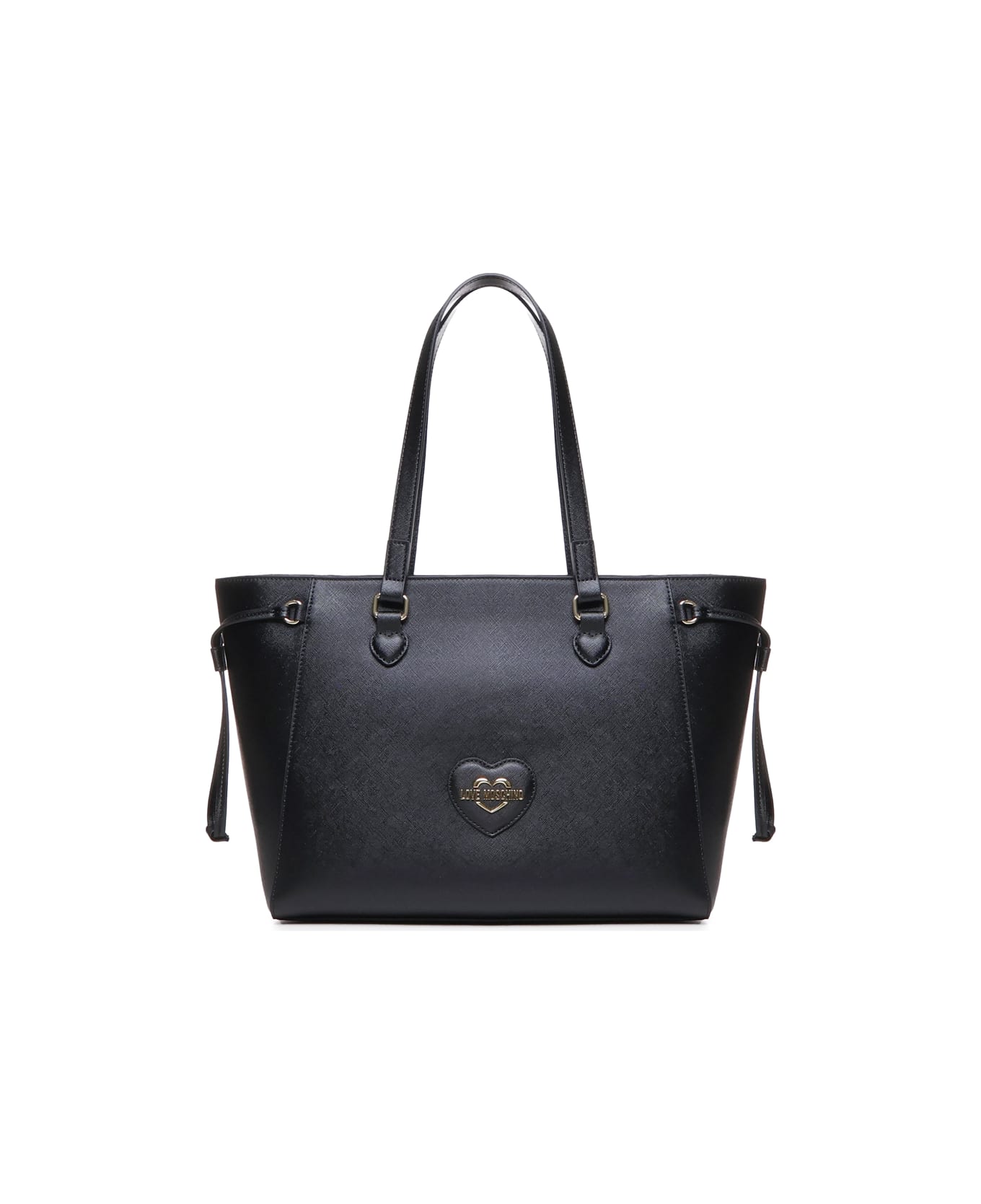 Love Moschino Shoulder Bag With Logo - Black トートバッグ