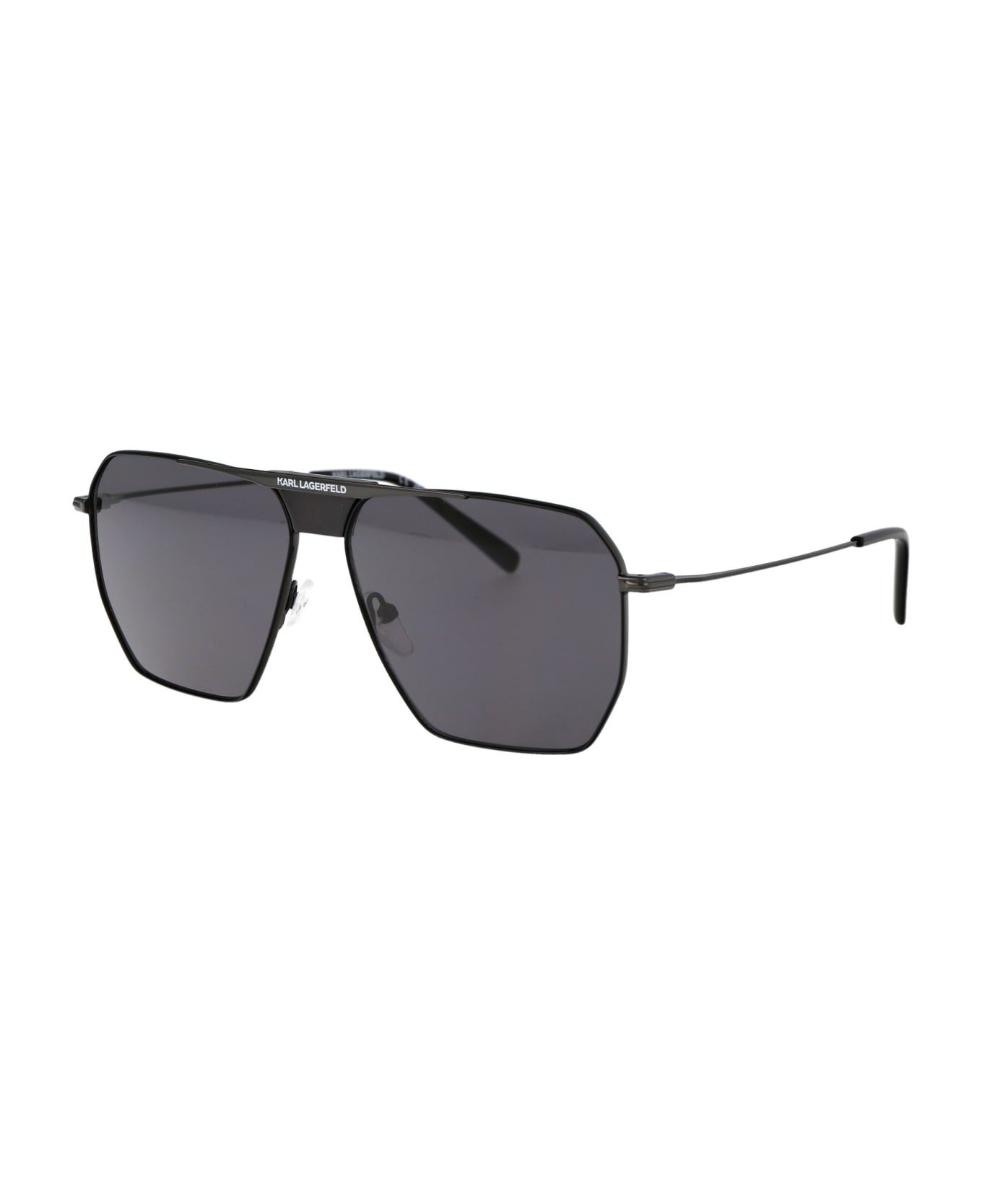 Karl Lagerfeld Kl350s Sunglasses - 001 SHINY BLACK サングラス