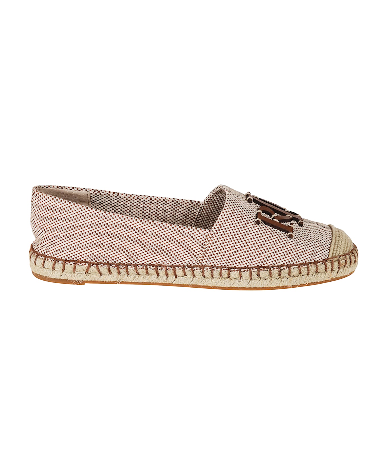 Ralph Lauren Cameryn Logo Espadrillas - Cuoio