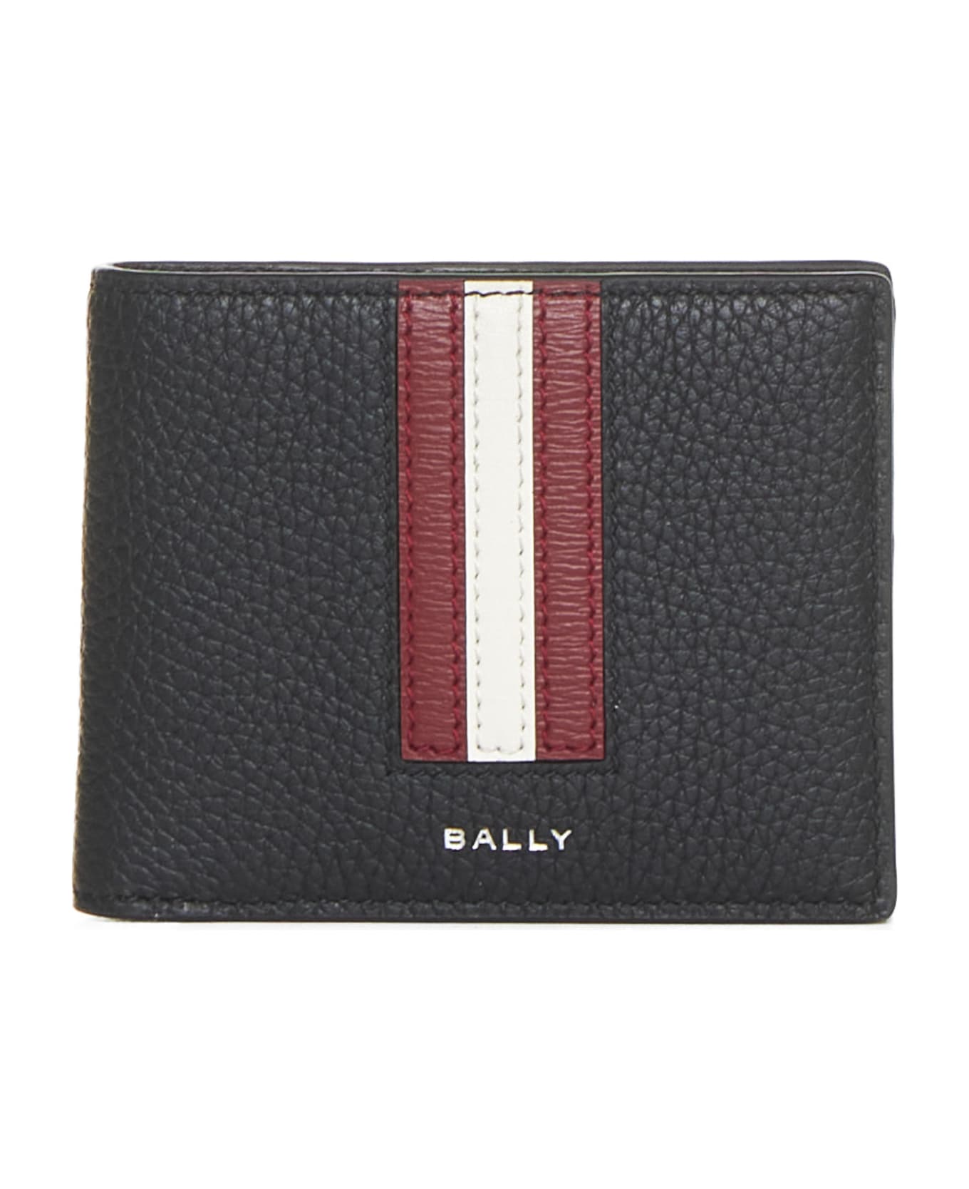 Bally Wallet - Black/ballyred+pall