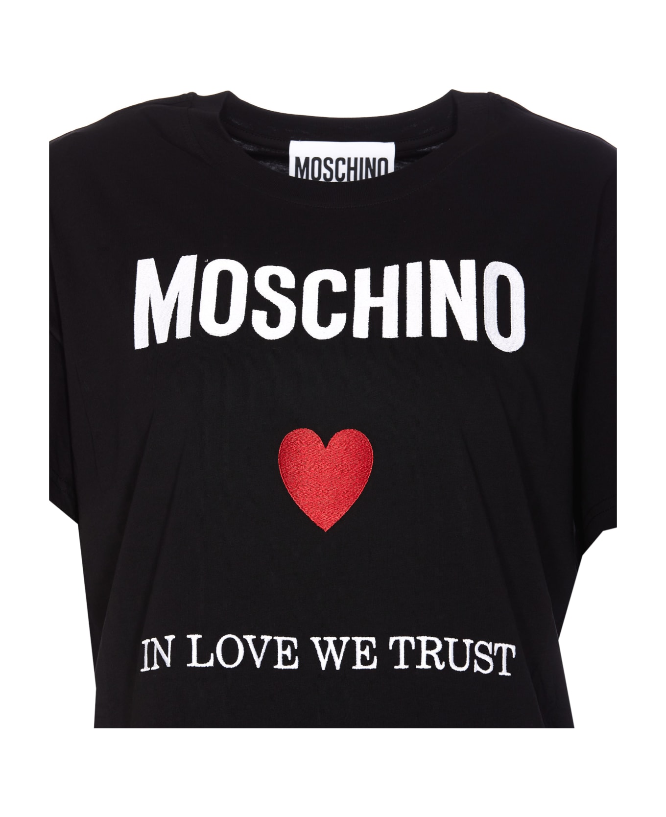 Moschino Love We Trust T-shirt - Black Tシャツ