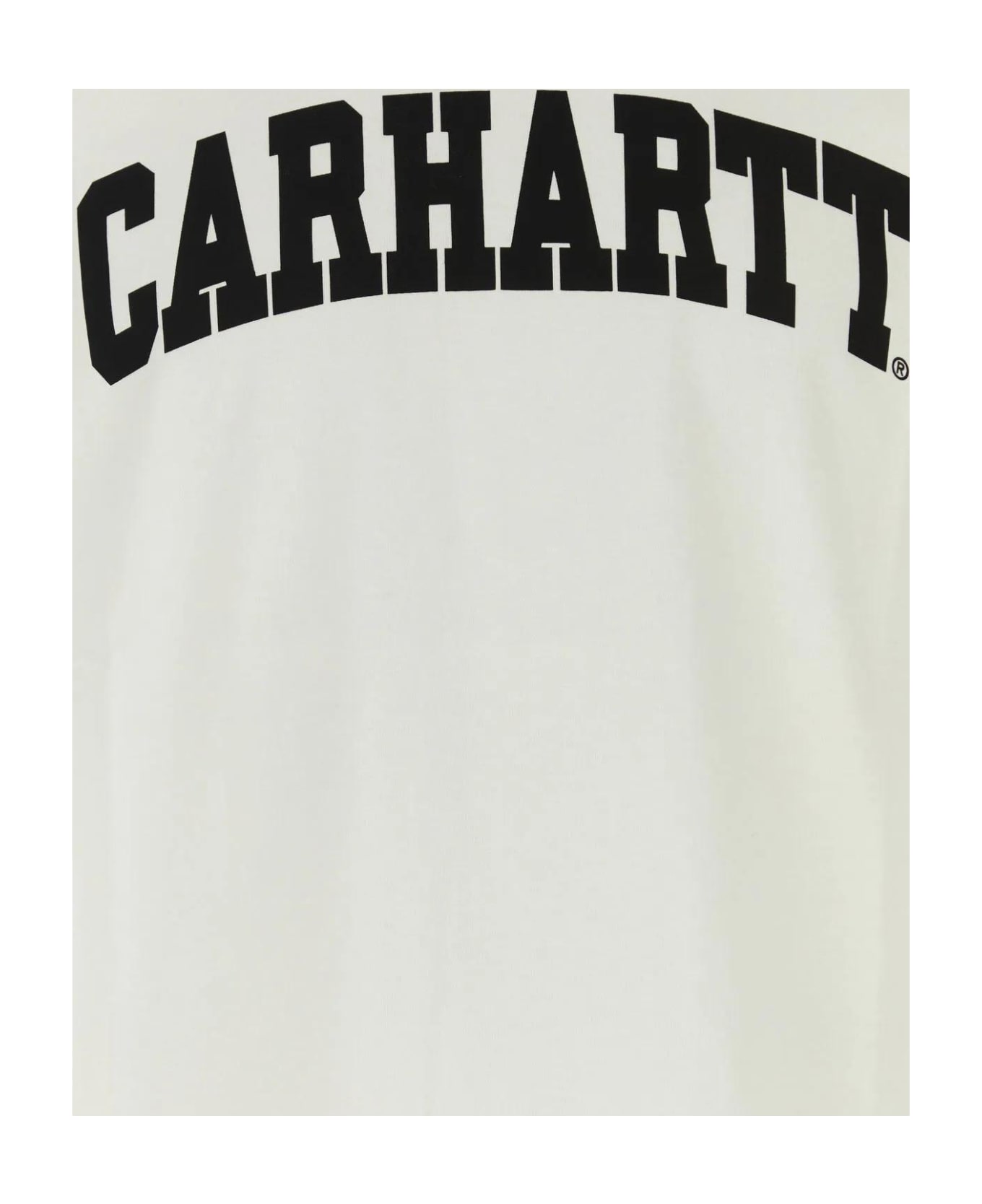 Carhartt White Cotton S/s University T-shirt - Bianco