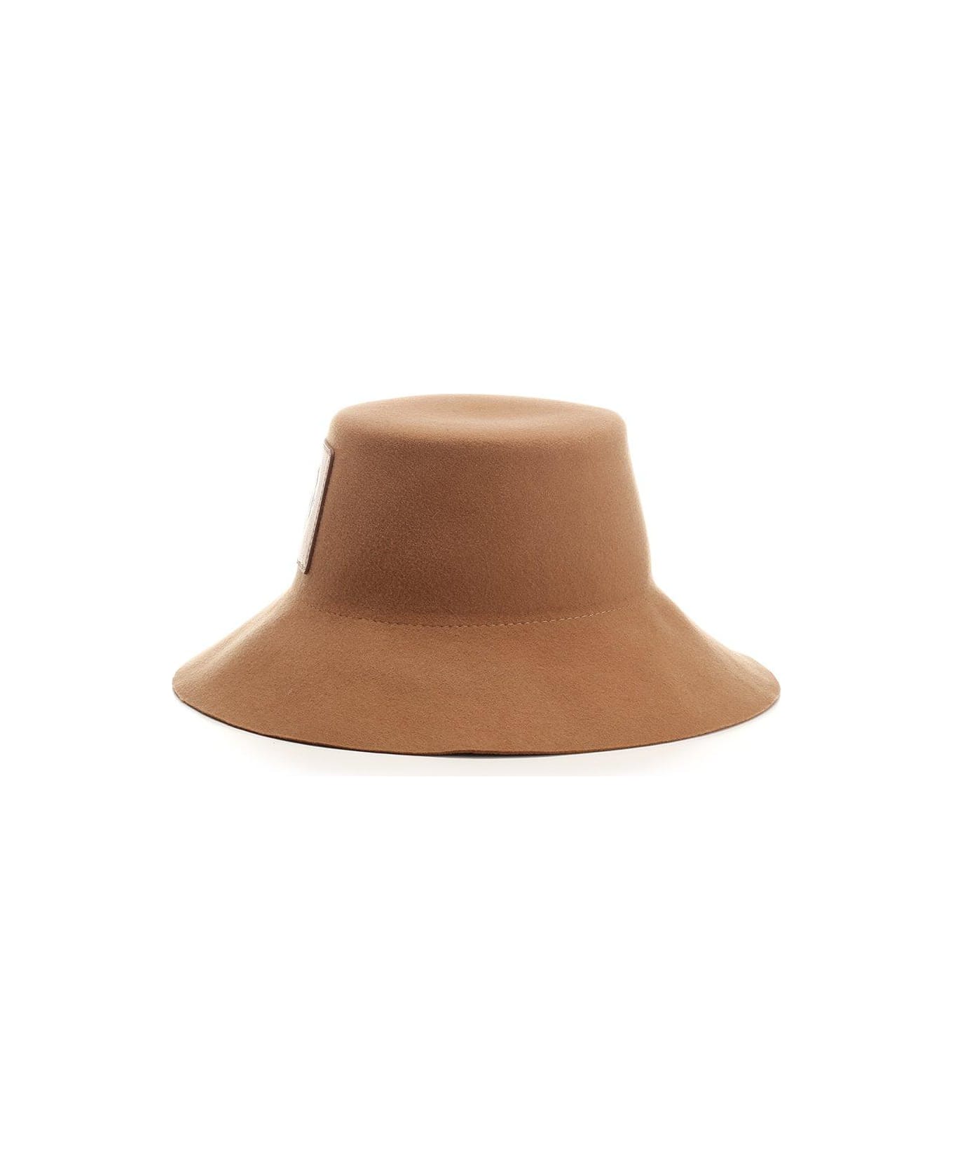 Helen Kaminski Logo Patch Felt Hat - Beige