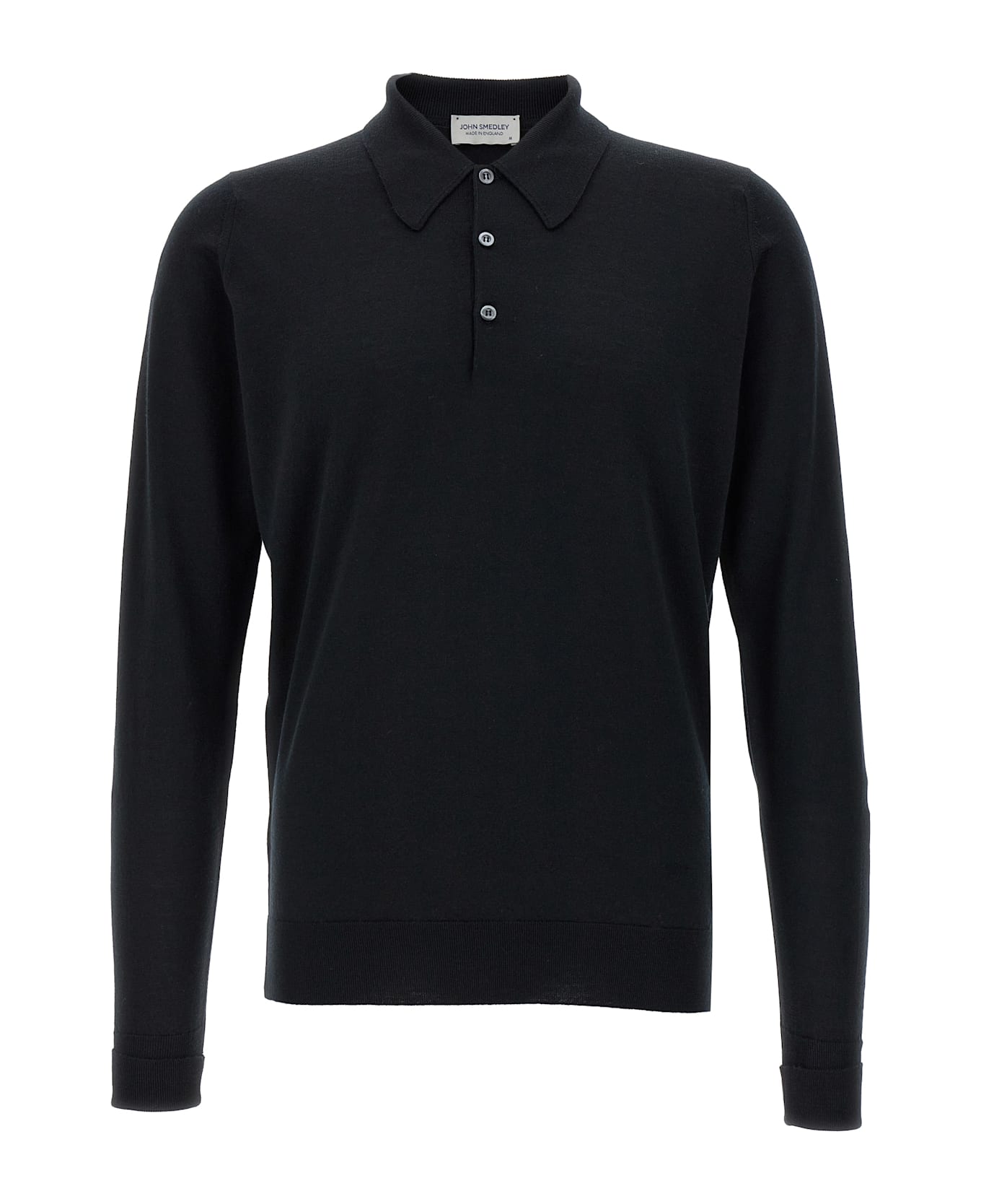John Smedley 
dorset
 Polo Shirt - Black  