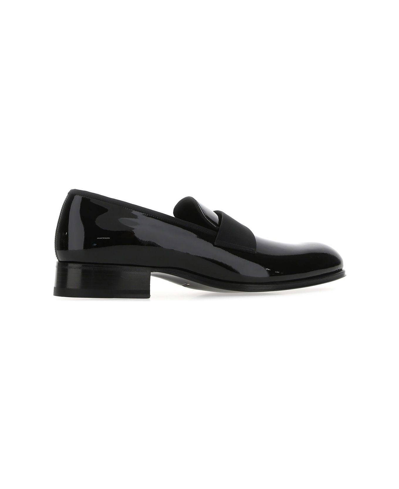 Tom Ford Black Leather Loafers - 1N001
